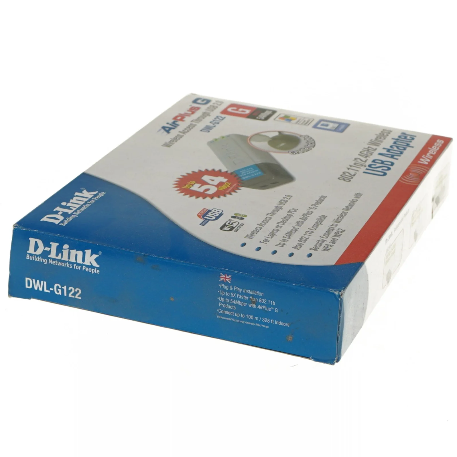 D-Link AirPlus G USB-adapter fra D-link (str. 24x17 cm)