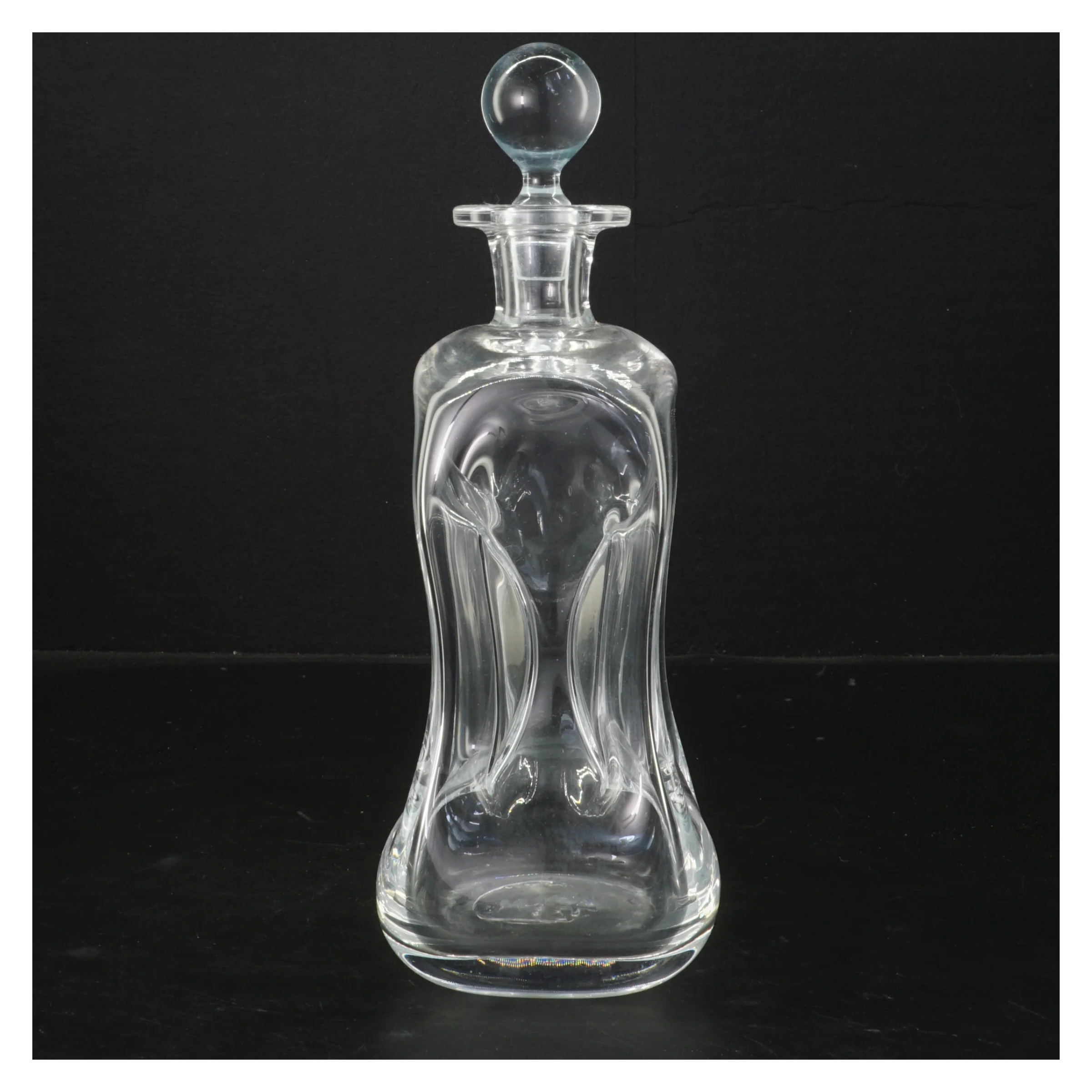 Glaskaraffel med prop (str. 24 cm)