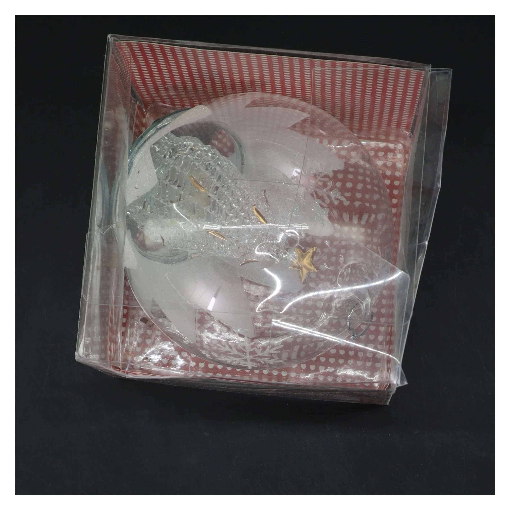 Dekorativ glaskugle (str. 12,5 cm)