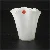 Små hvid vase fra Ai (str. 10x11 cm)
