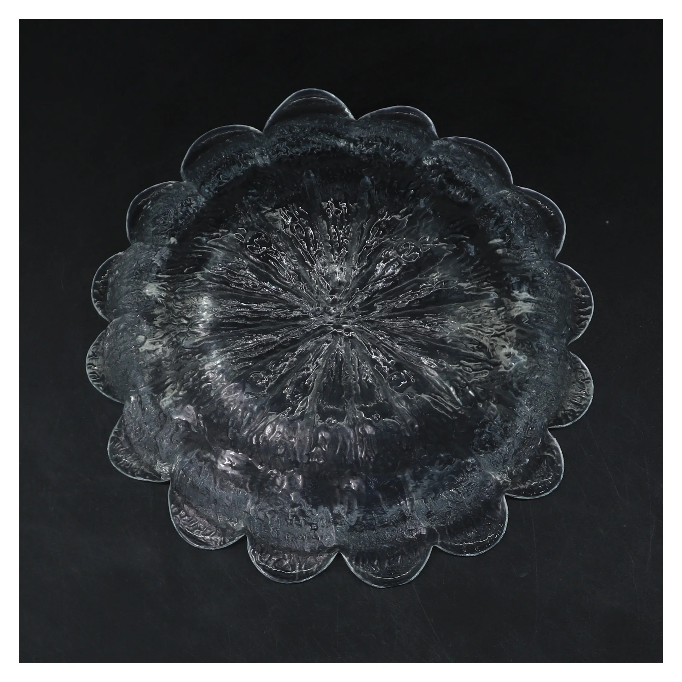 Glasfrugtskål (str. Ø 18,5 cm)