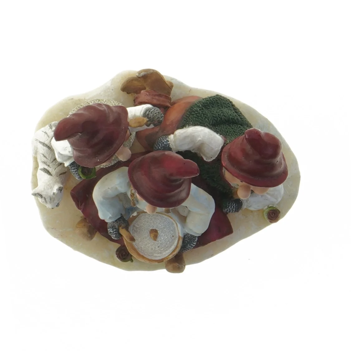 Julenisse keramik dekoration (str. 10x11,5 cm)