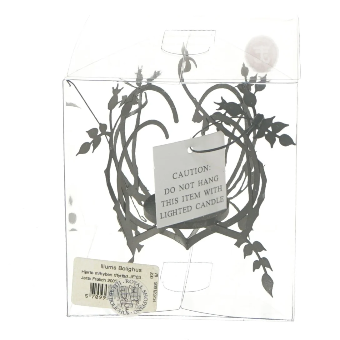 Dekorativ hjerte med blade design fra Jette Frölich (str. Ø 10 cm)