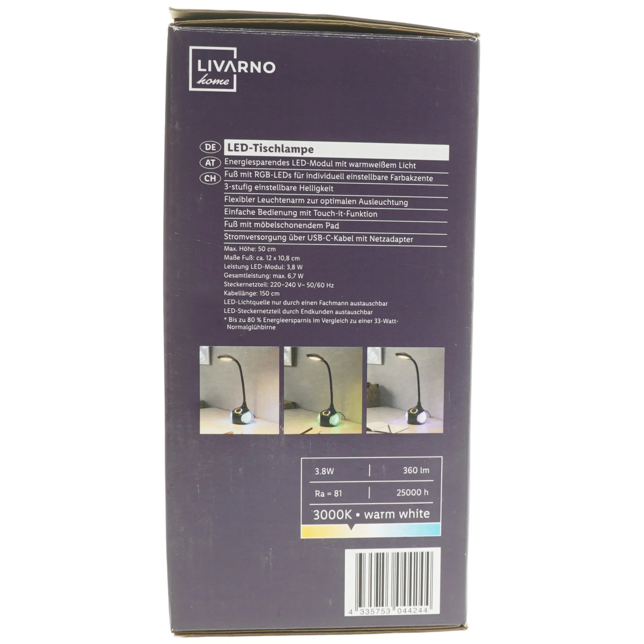 Livarno LED bordlampe fra Livarno (str. 50 cm)