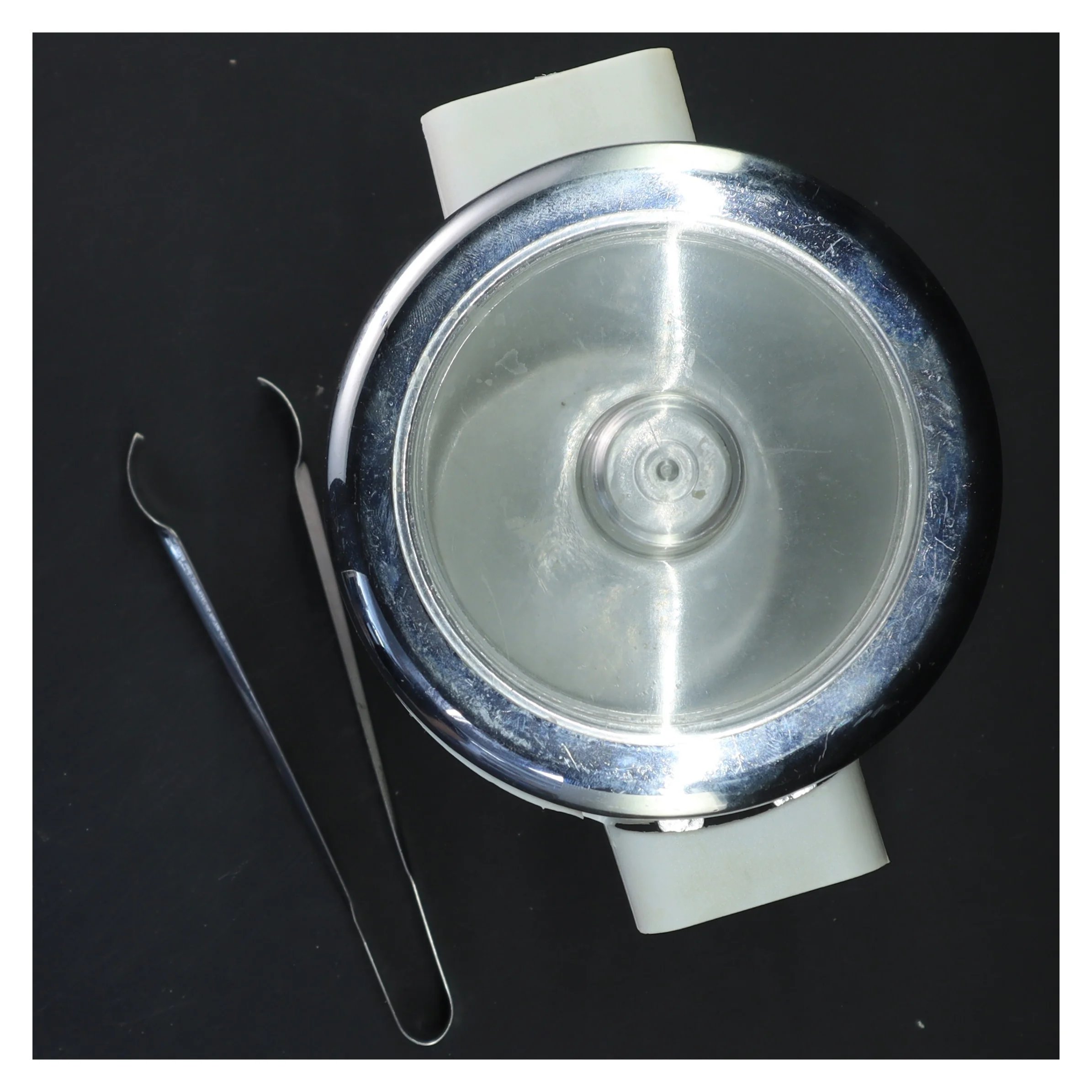 Isbøtte med tang (str. 19x18 cm)