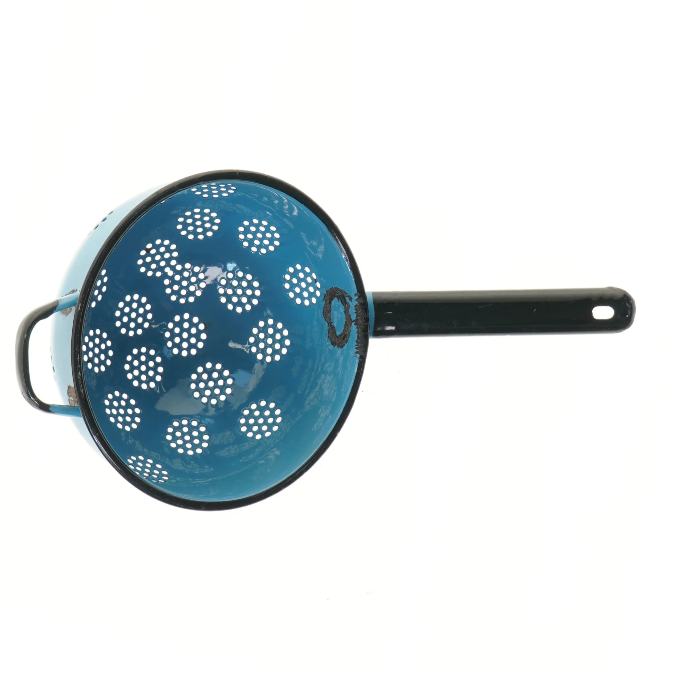 Emaljeret dørslag med håndtag (str. Ø 21,5 cm)