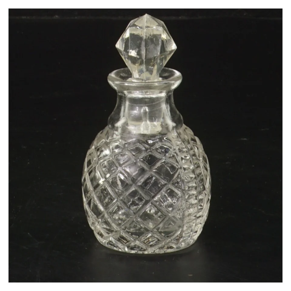 Glasflaske med prop (str. 9 cm)