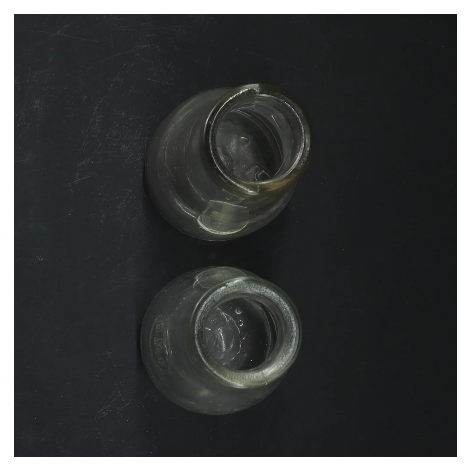 Glasflasker, 2 stk, 12 cm (str. 2 styk, 12 cm)