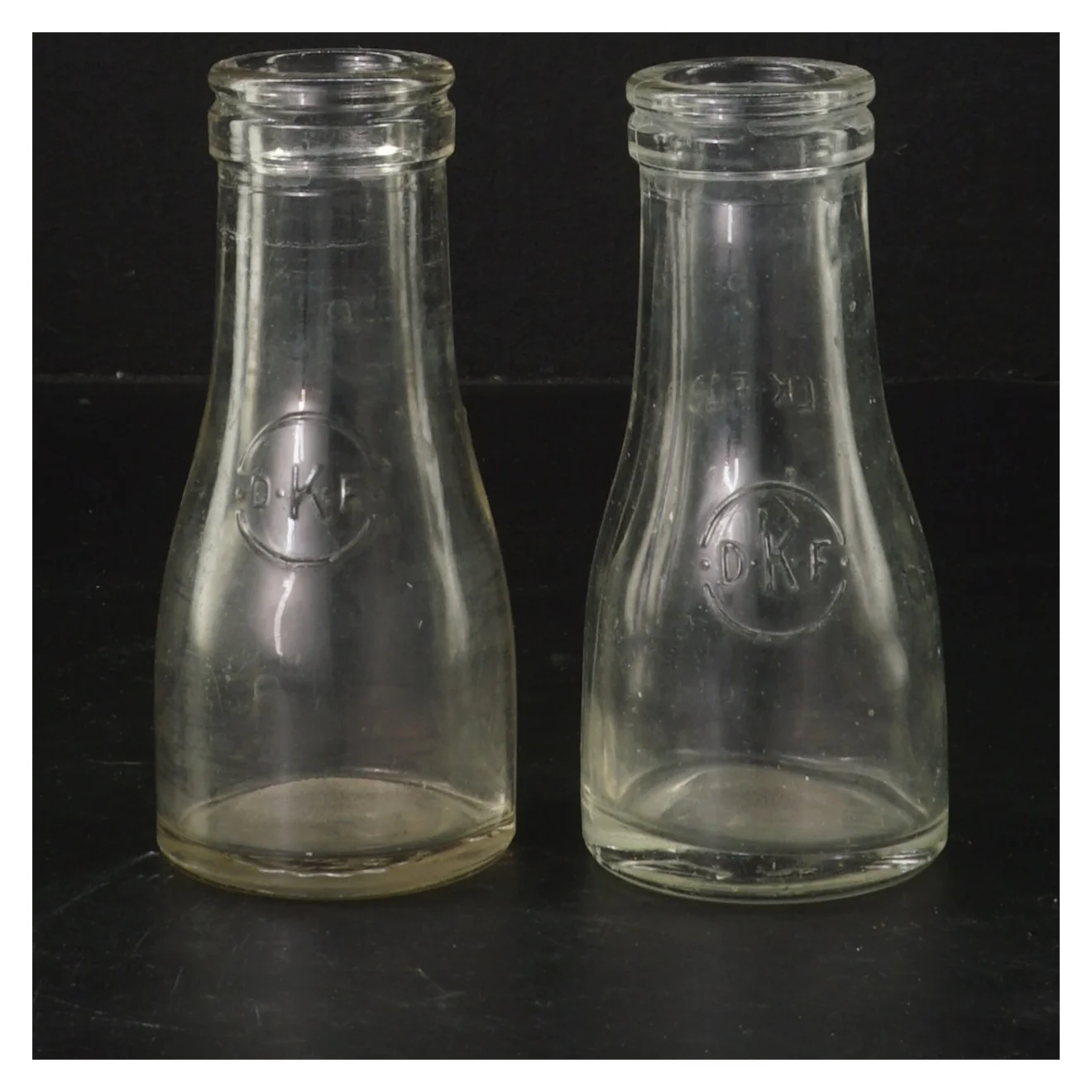 Glasflasker, 2 stk, 12 cm (str. 2 styk, 12 cm)