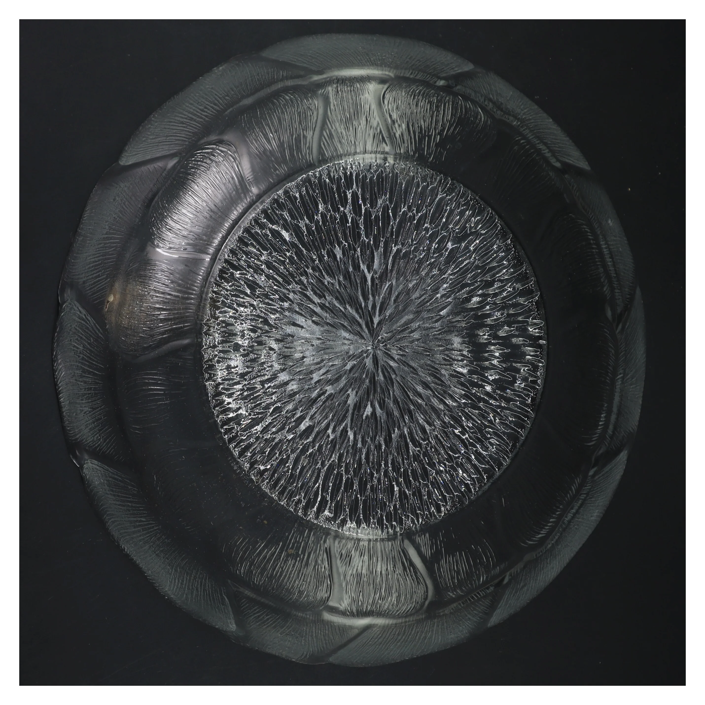 Sæt af glasfade (str. Ø 17,5-27 cm)