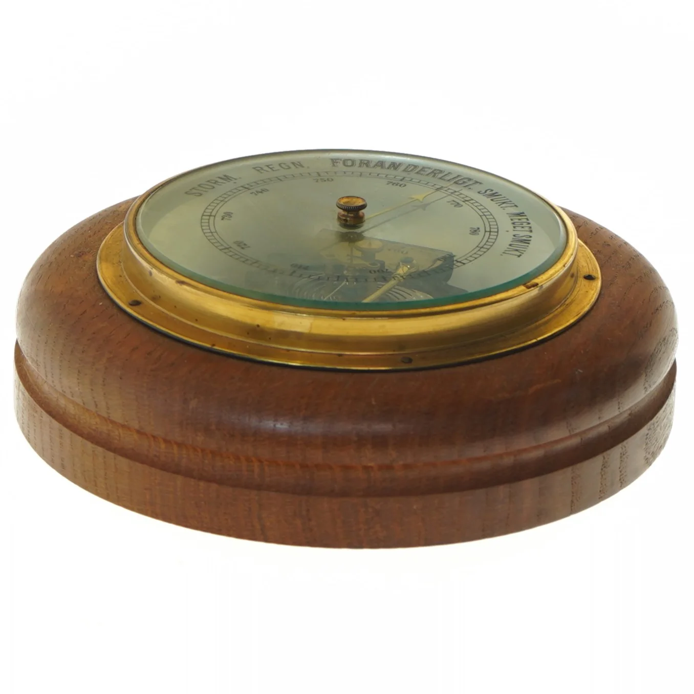 Væghængt barometer fra Lufft (str. Ø 19 cm)