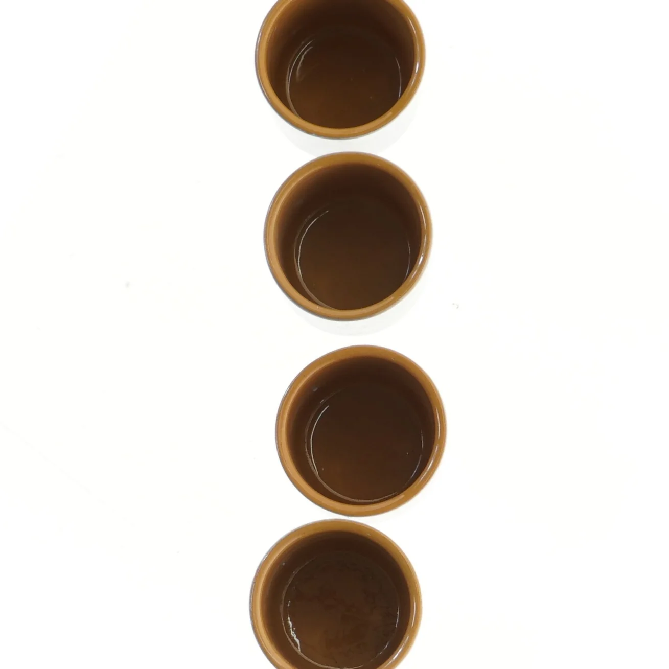 Keramiske krydderikrukker sæt fra Knabstrup (str. 4 styk, 8 cm)