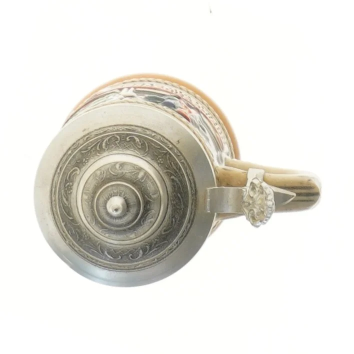 Ølkrus med låg (str. 19 cm)