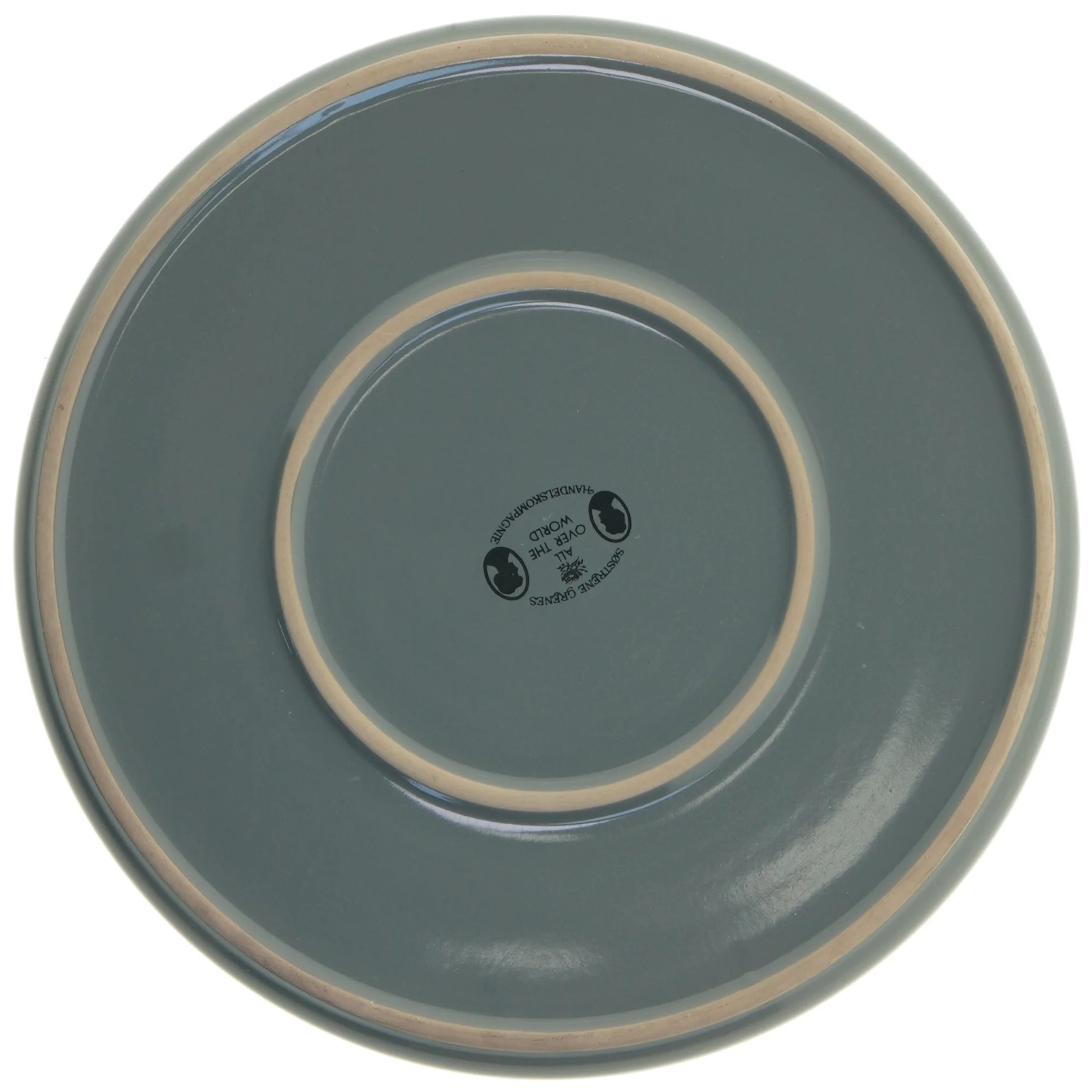 Grå keramik tallerkener fra Sustainable Orphans (str. Ø ø 25 cm. 4 styk)