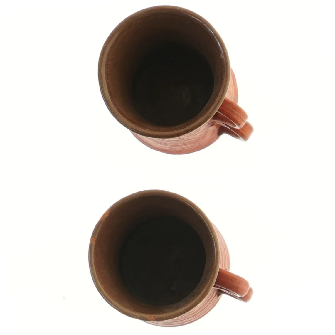 Keramiske krus med dobbelt hank (str. Ø 9x11 cm)