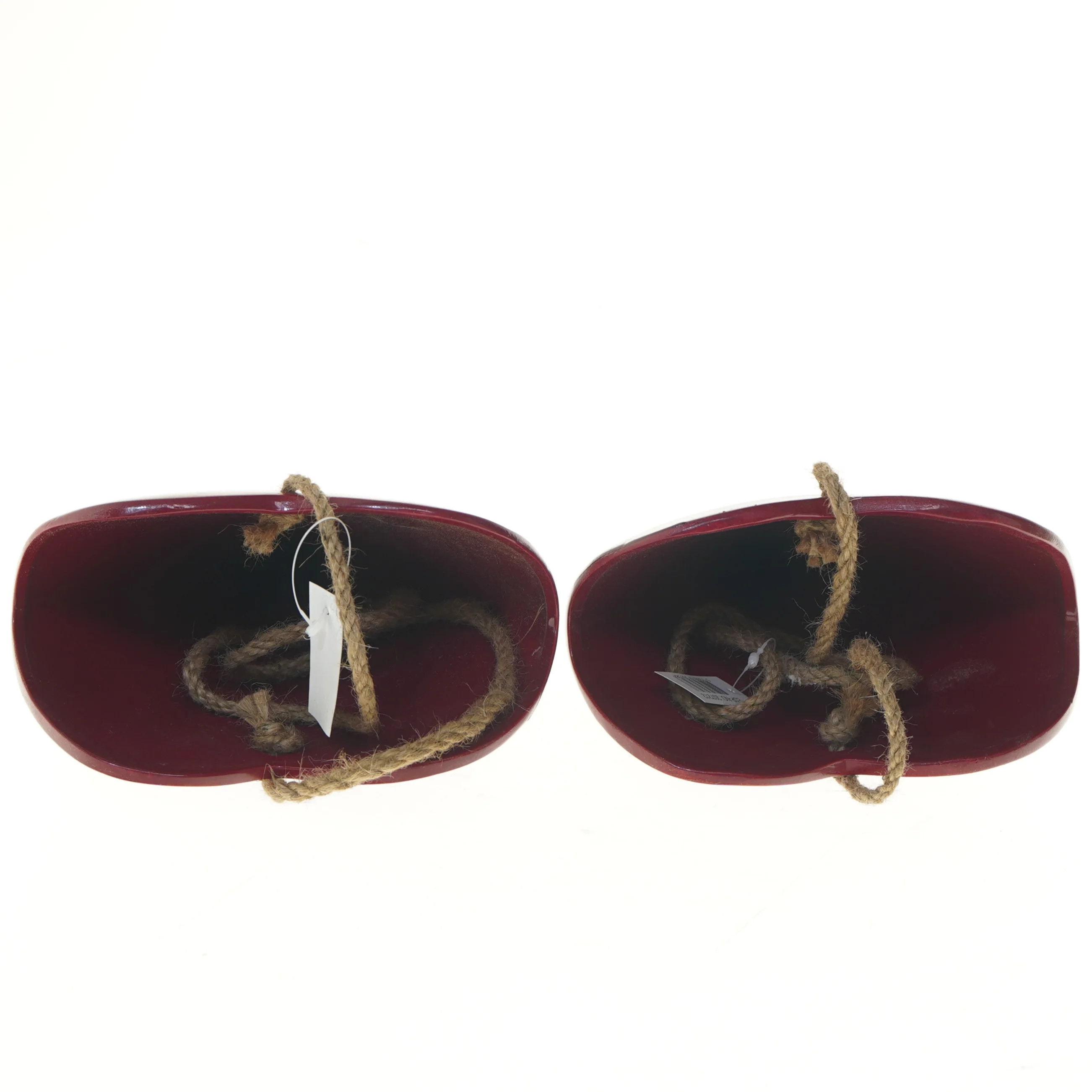 Røde hjerteophæng (str. 2 styk, 26x20x10 cm)