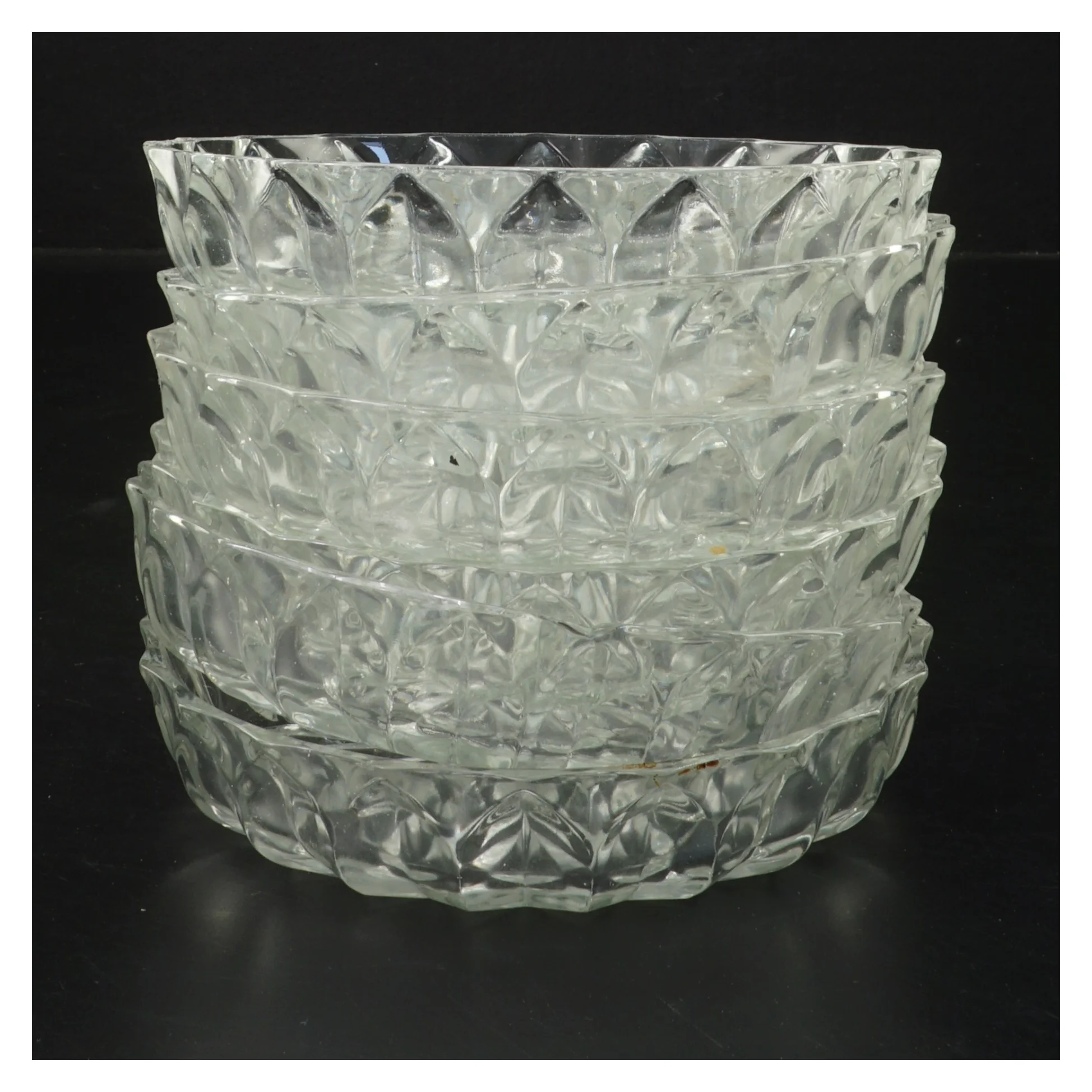 Glas fade 6 stk (str. 6 stk Ø 14,5 cm)