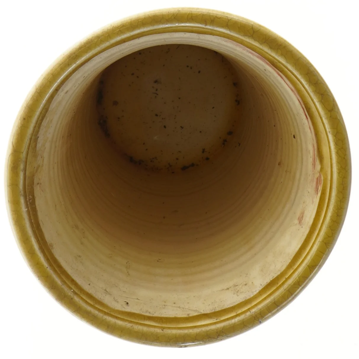 Gul vase fra Bjørk (str. 30 cm)