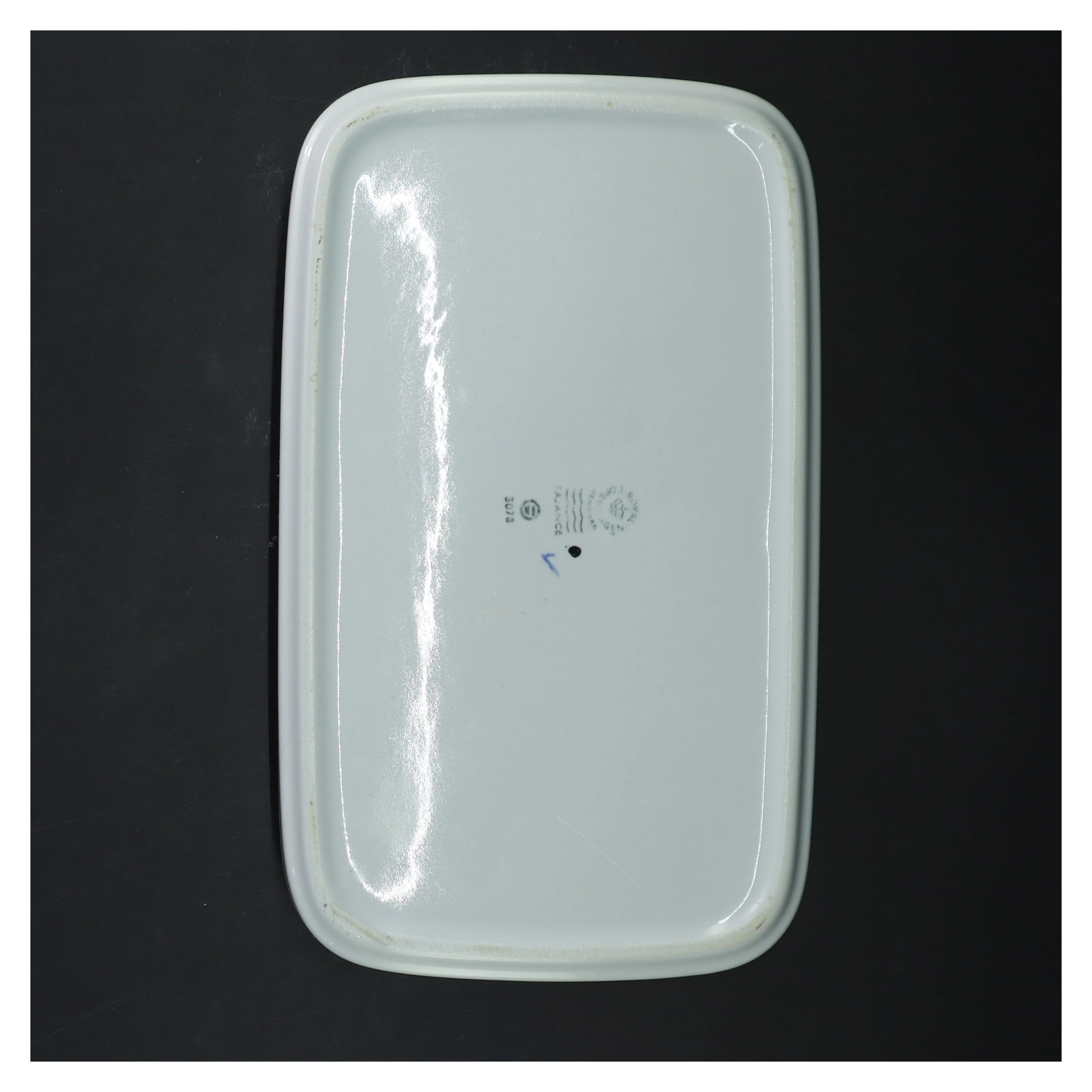 Rektangulært fad fra Royal Copenhagen (str. 24x15x3,5 cm)