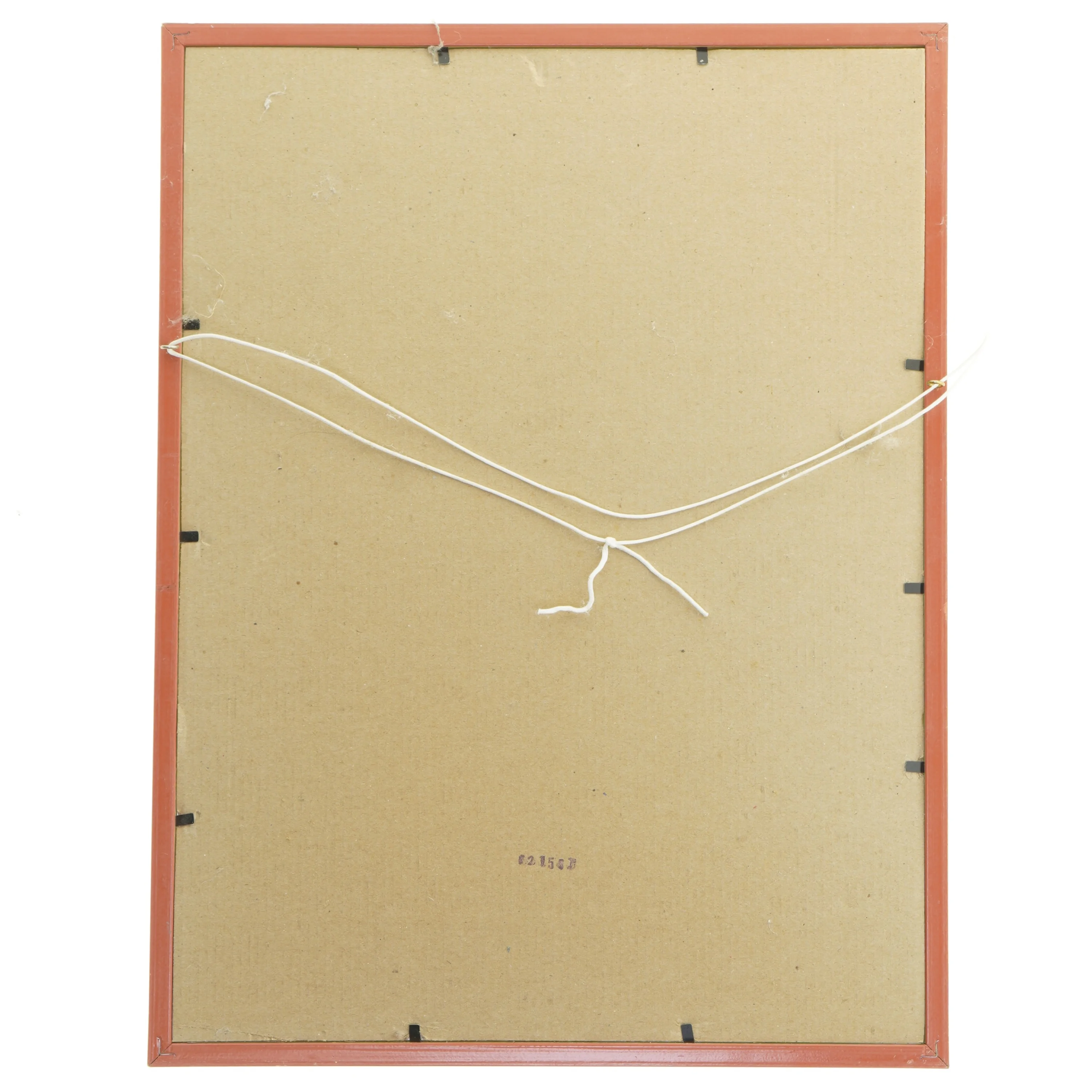 Indrammet billede med abstrakt motiv (str. 42x32 cm)