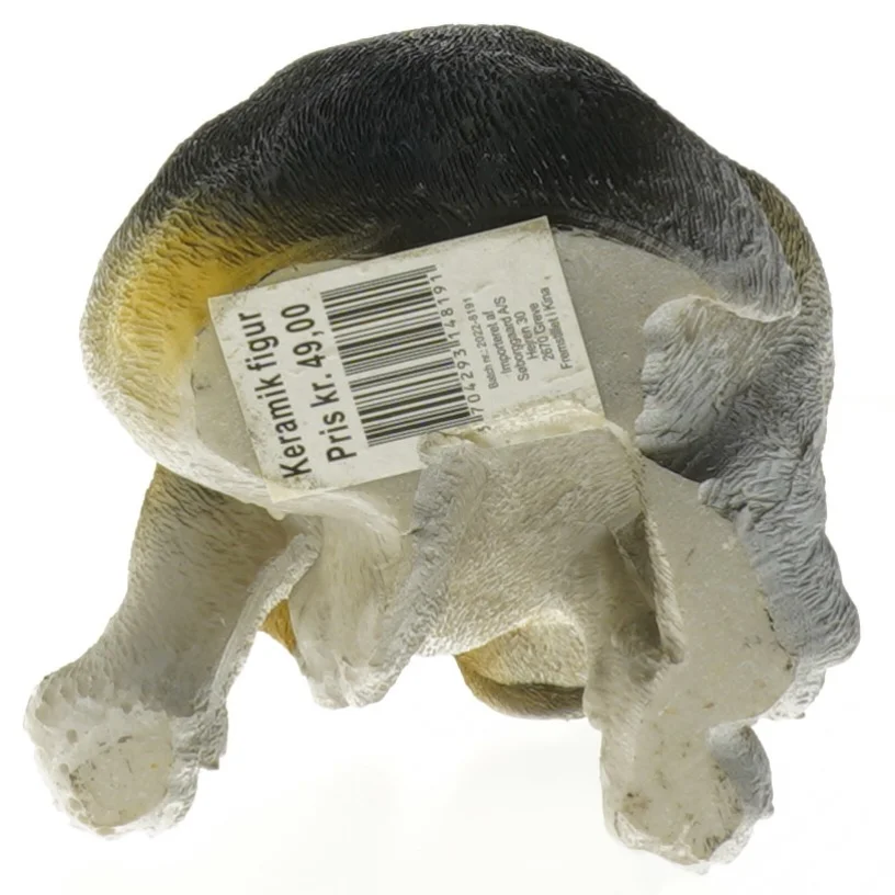 Dekorativ hundefigur fra Søborggaard (str. 15 cm)