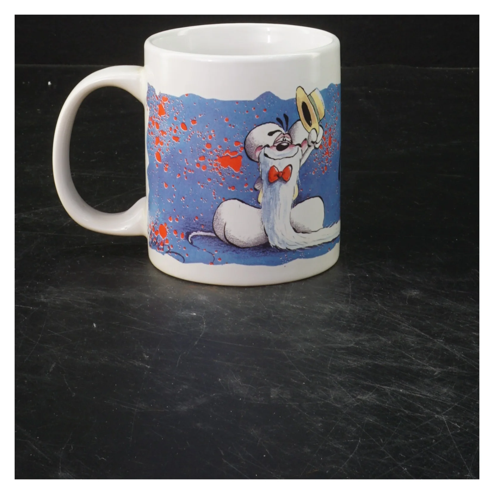 Keramisk krus 'Den bedste morfar i verden' (str. 9x12 cm)