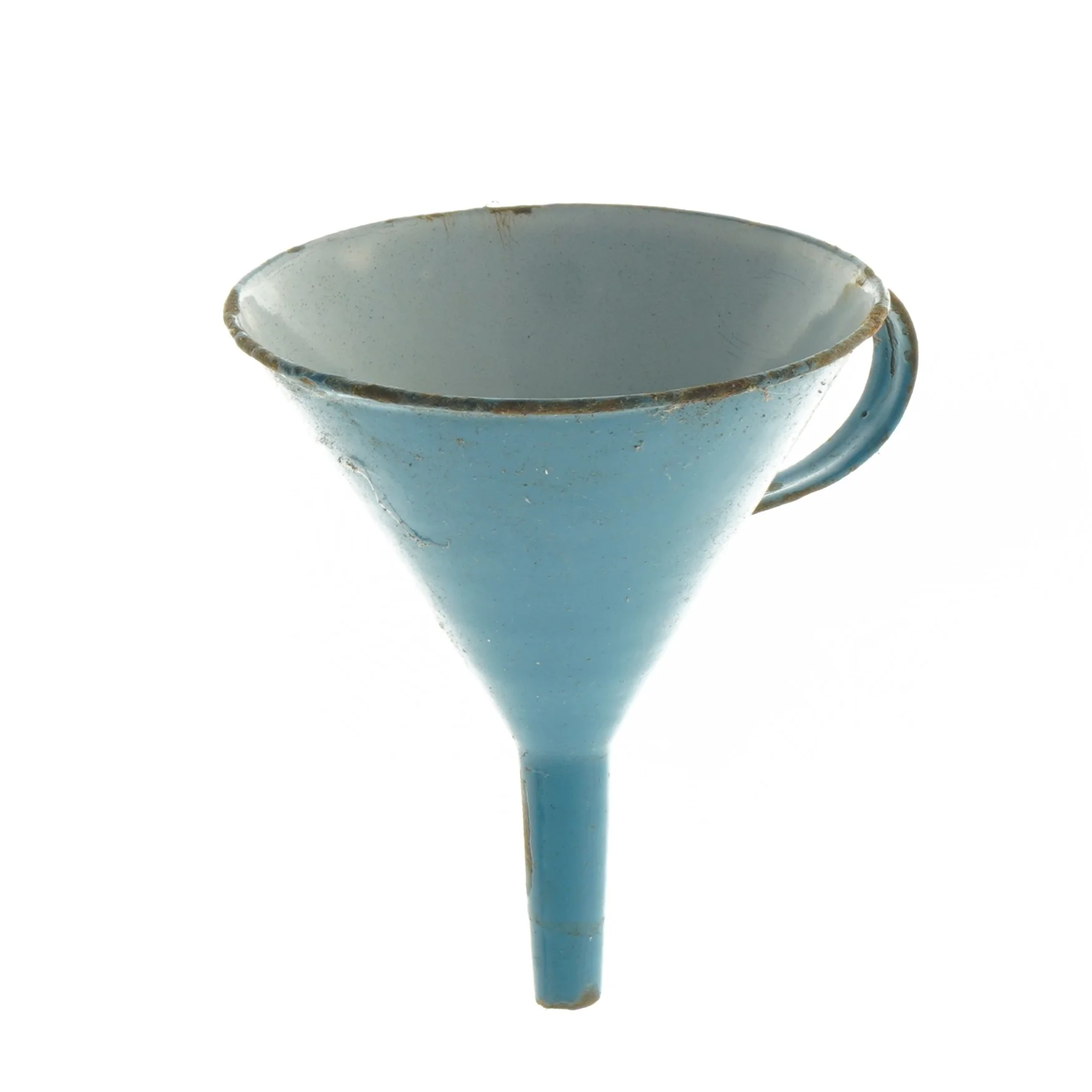 Bl&aring; metaltragt, madam bl&aring; emalje (str. &Oslash; 12,5x15 cm)