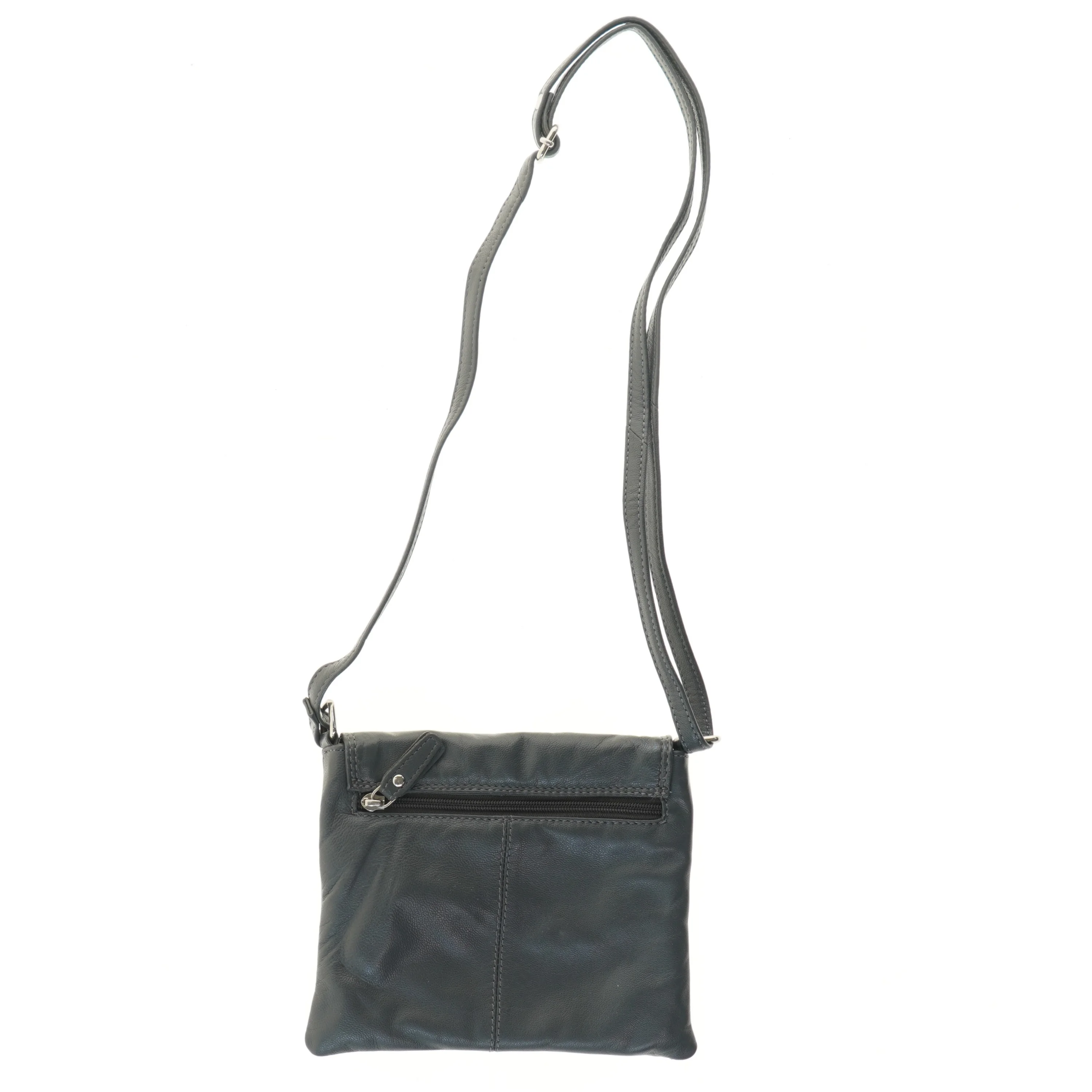 Sort skuldertaske (str. 18,5x22 cm)