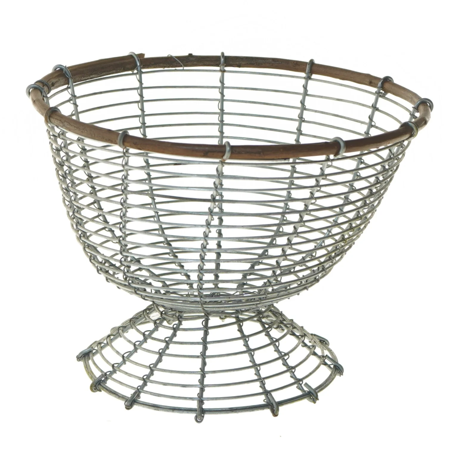 Metaltråds kurv (str. Ø 20 cm længde 15 cm)