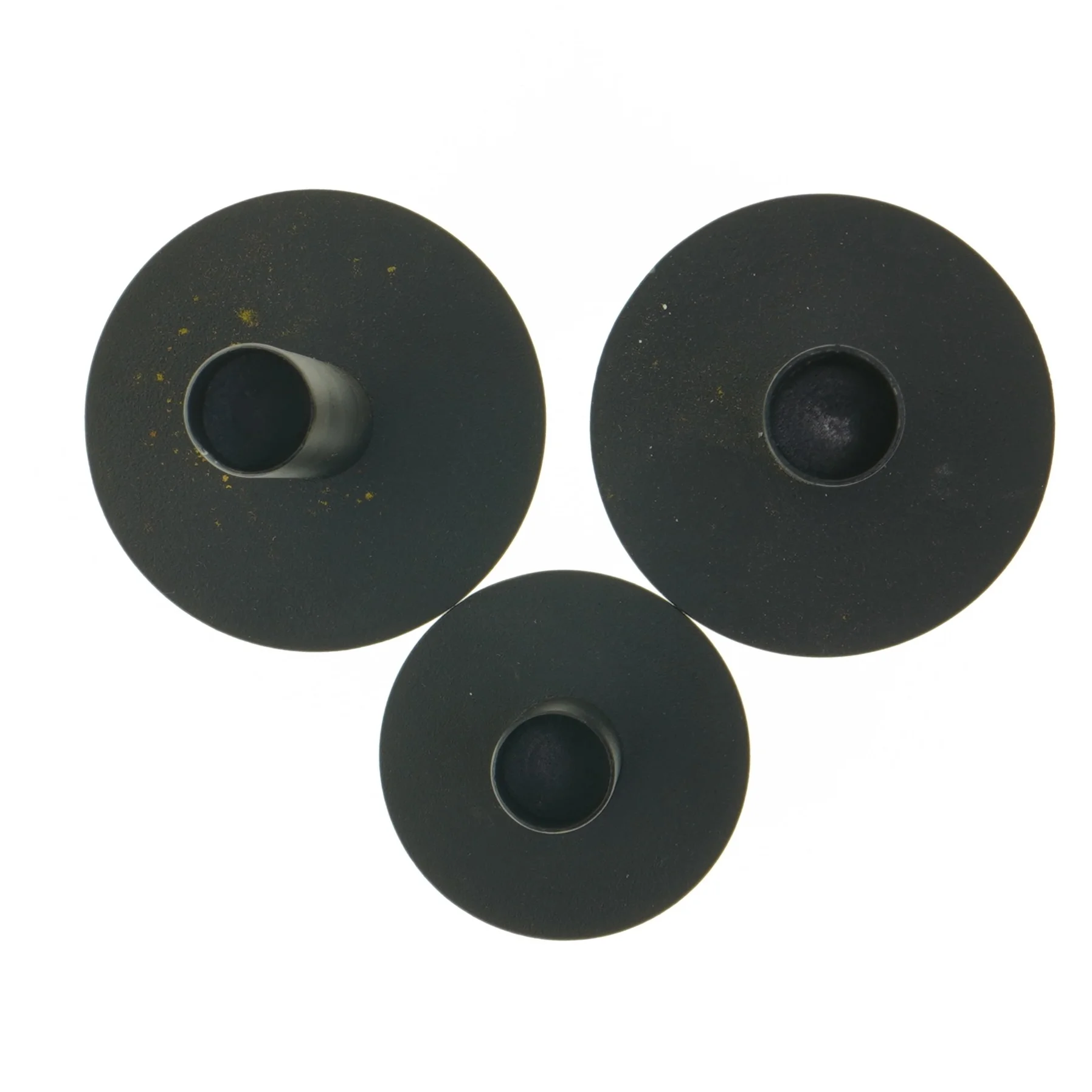 Sæt af sorte lysestager fra LIEBCHLING (str. 23,5 x 18,5 x 9,5 cm)