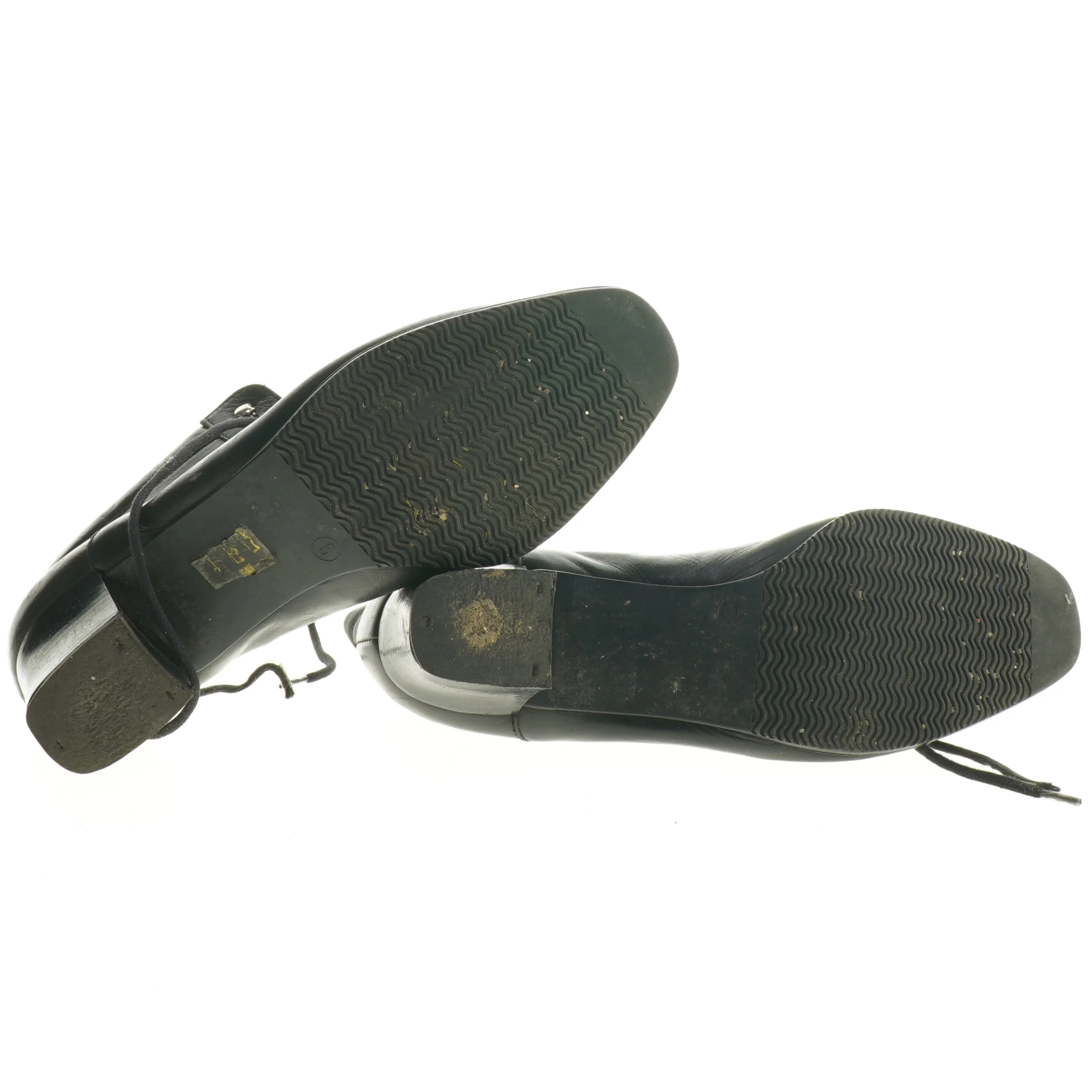 Sort snørestøvle, størrelse 36 (str. 36 )