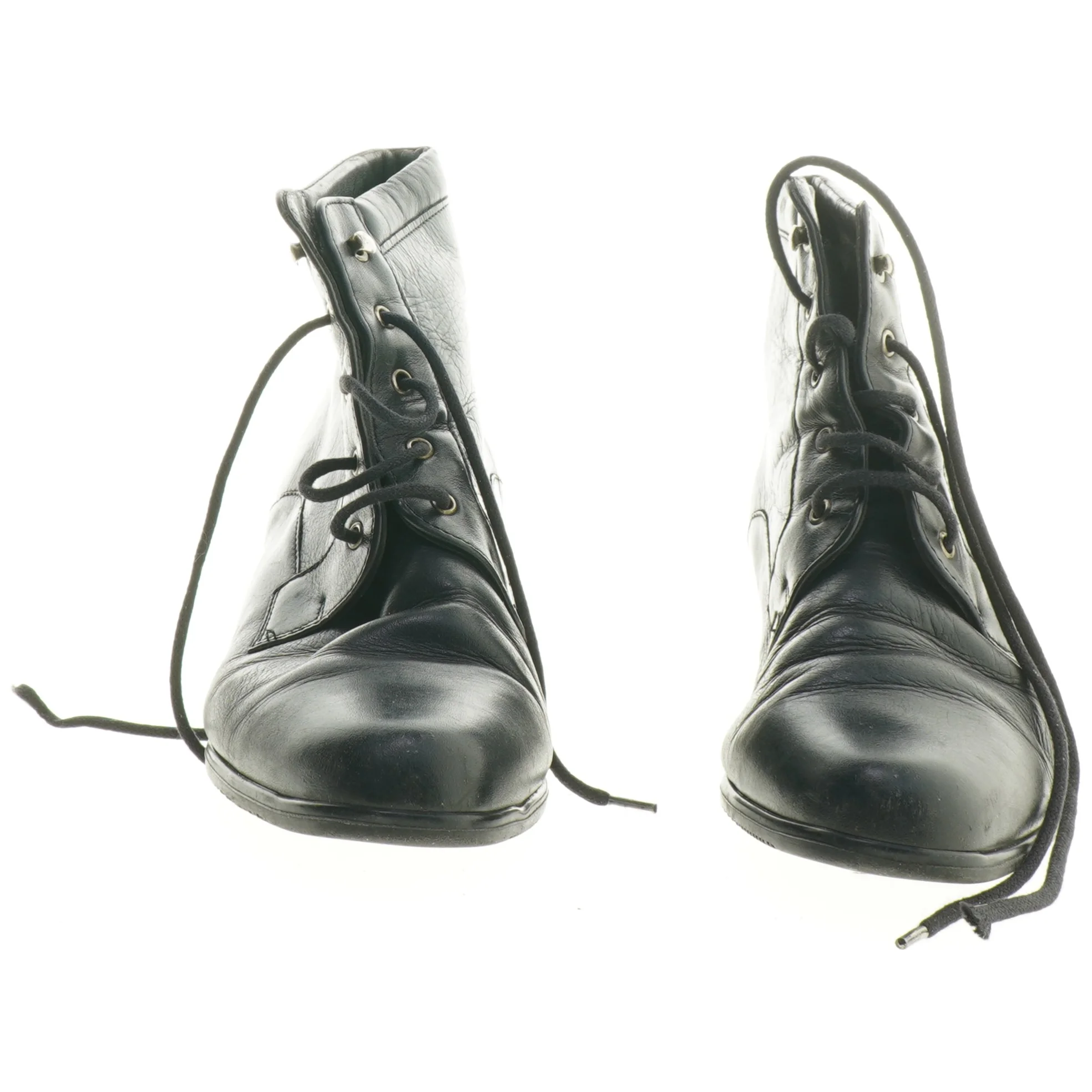 Sort snørestøvle, størrelse 36 (str. 36 )