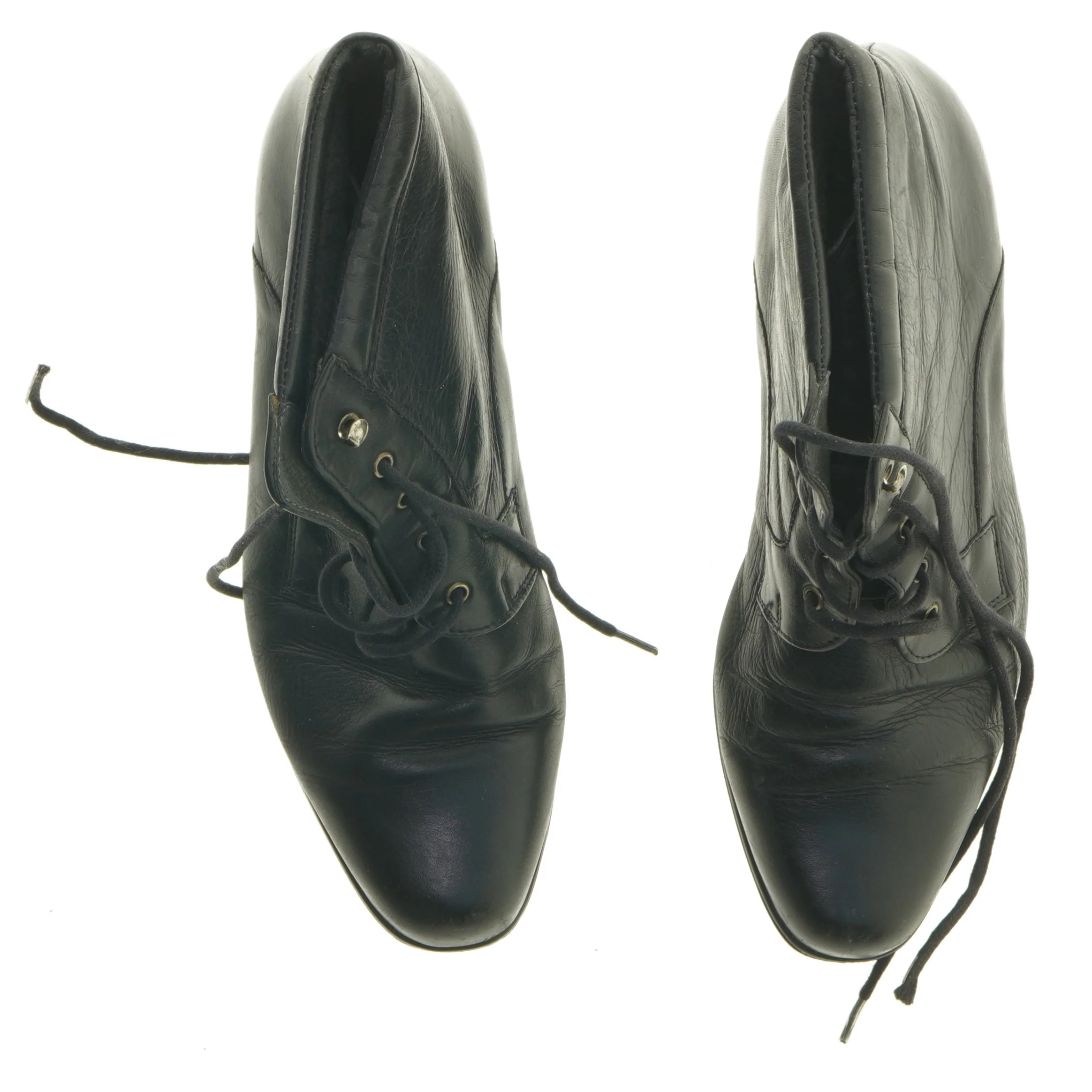 Sort snørestøvle, størrelse 36 (str. 36 )