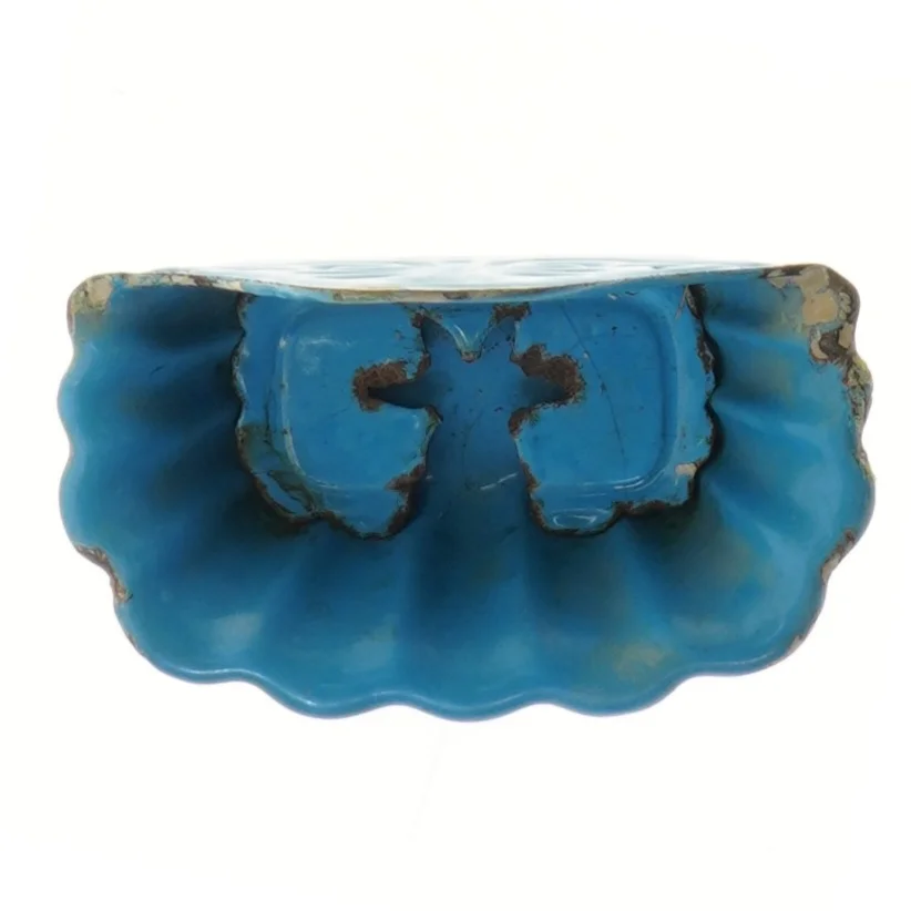 Vintage blå sæbeskål (str. 15,5x9x11 cm)