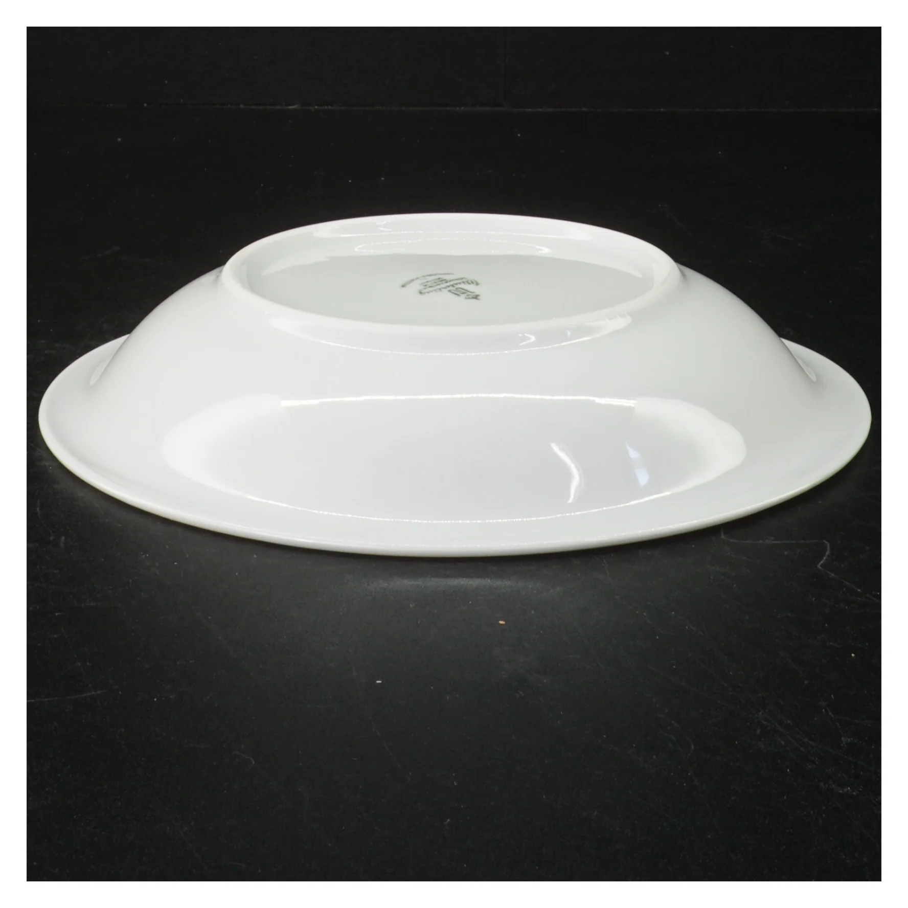 6 pastatallerkener/dybe tallerkener, hvidt porcelæn (str. 20 cm)