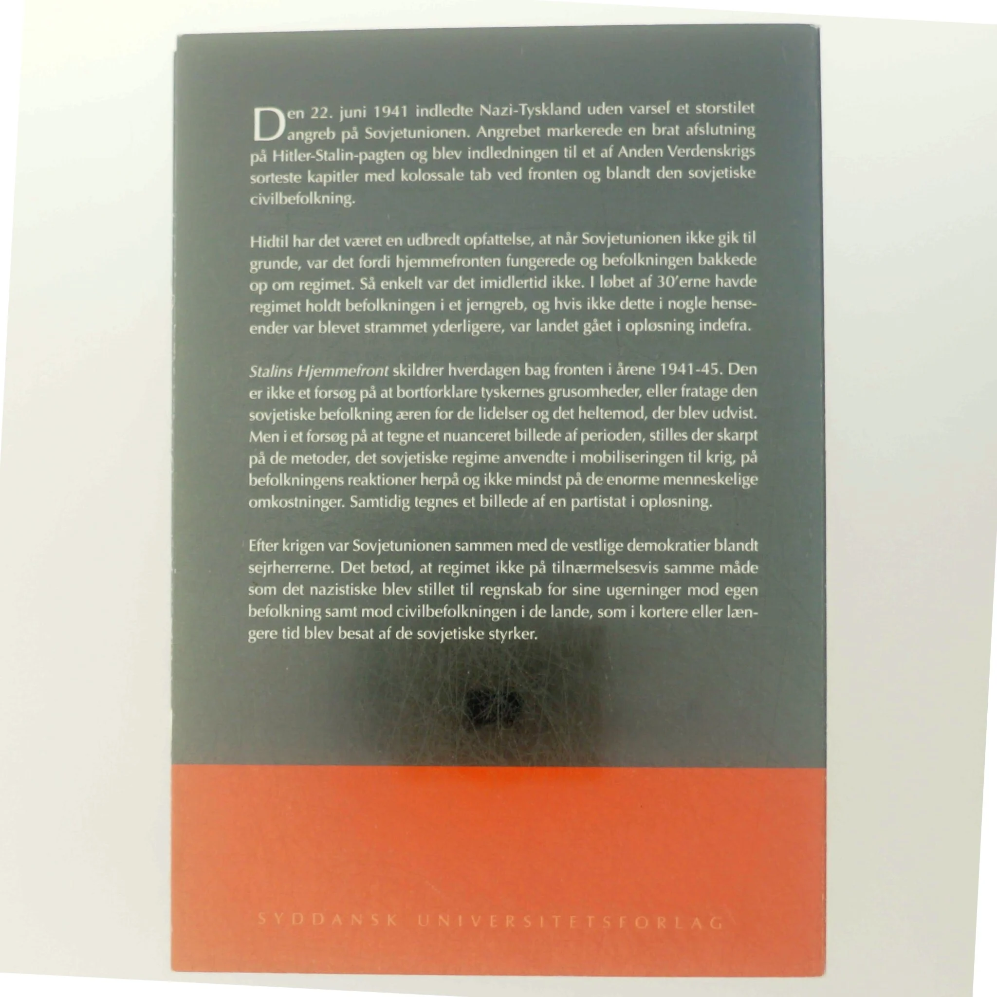 Stalins Hjemmefront Bog fra Syddansk Universitetsforlag (str. Ikke angivet)