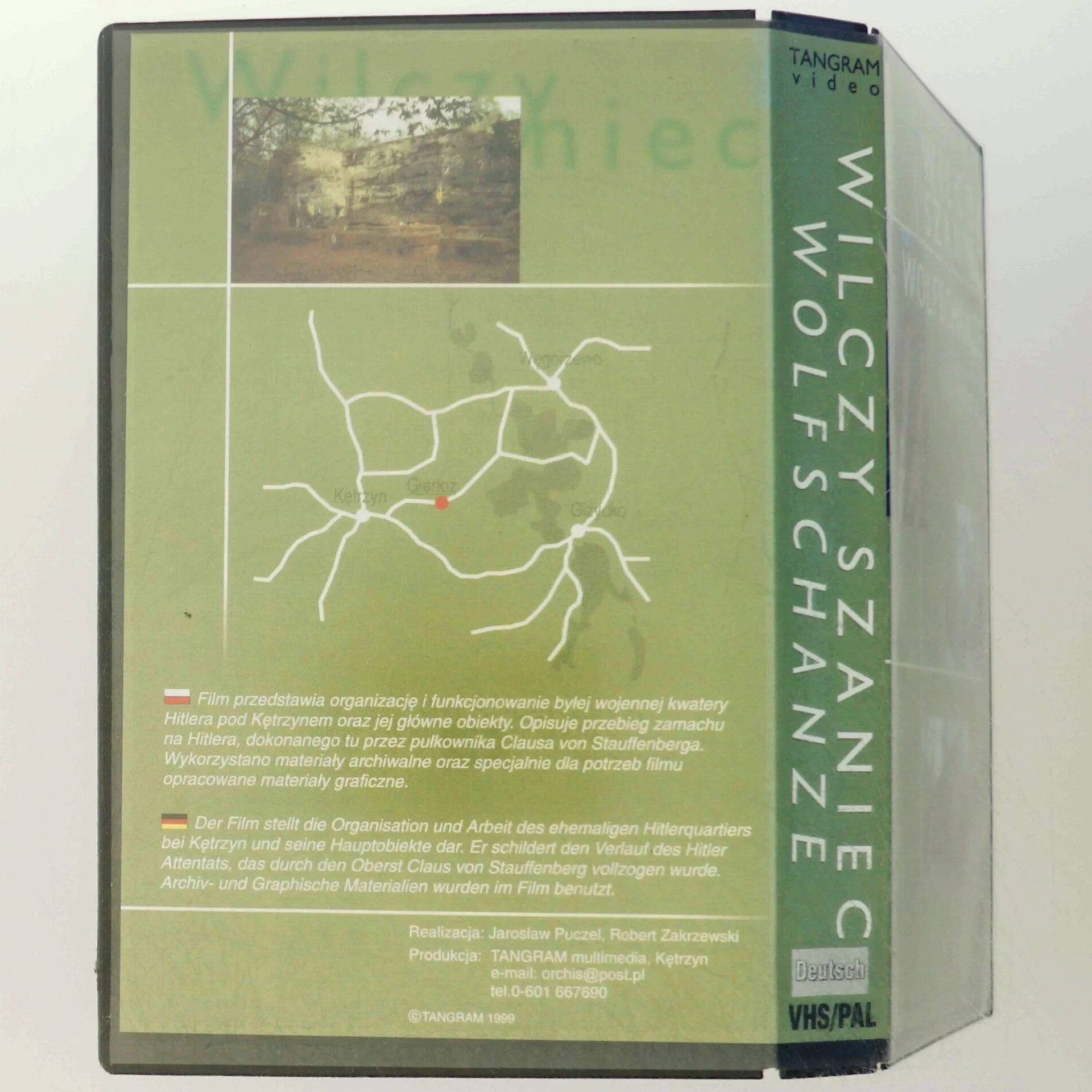 VHS Video: 'Wilczy Szaniec / Wolfsschanze' fra TANGRAM