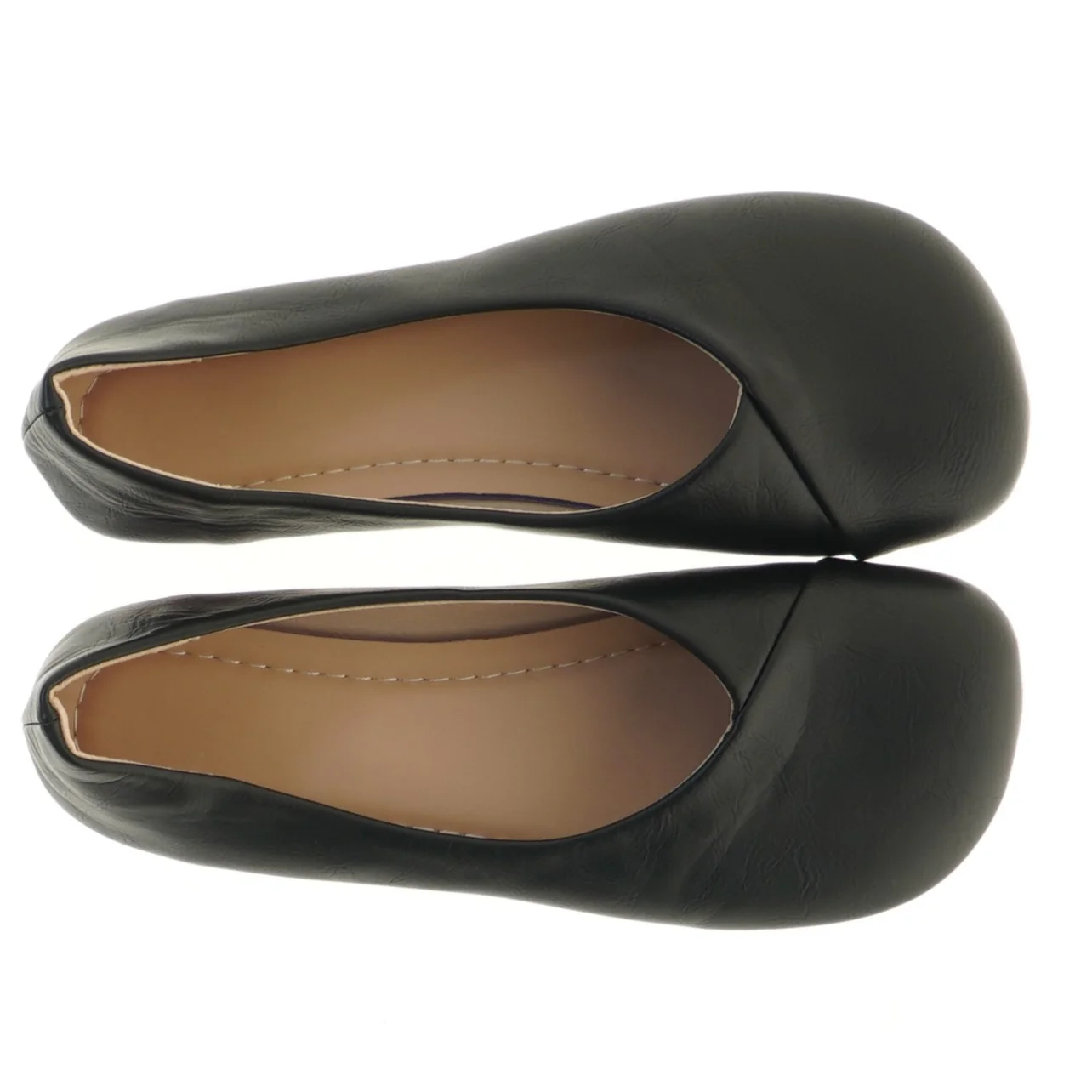 Sort ballerina sko (str. 38 1/2)