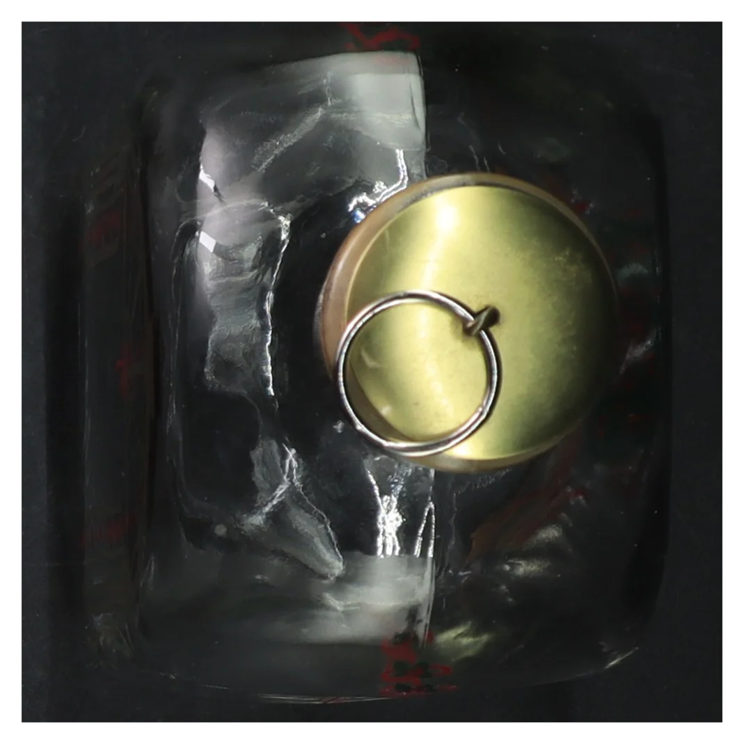  Holmegaard karaffel med julemotiver (str. 19 cm)