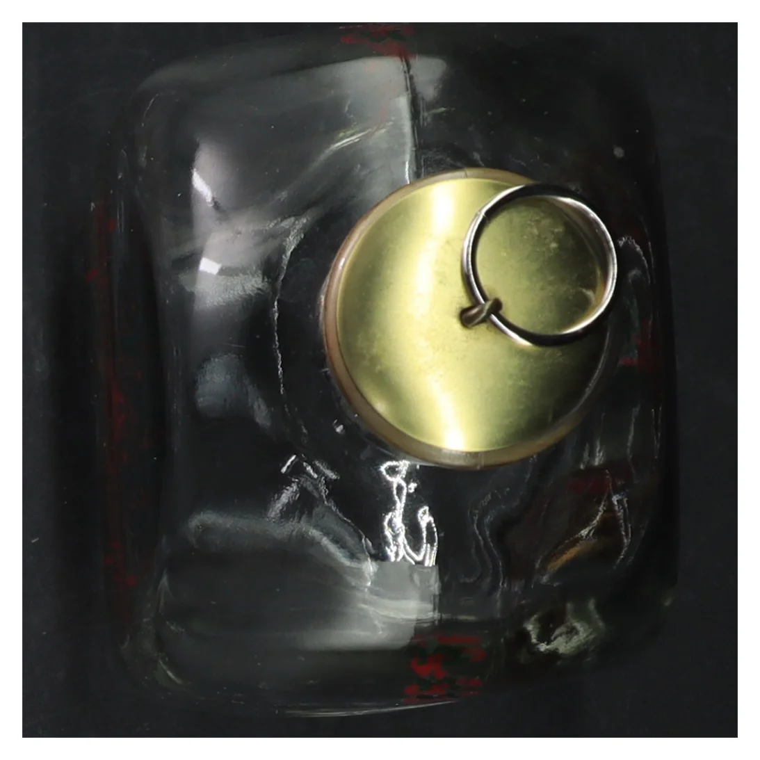  Holmegaard karaffel med julemotiver (str. 19 cm)