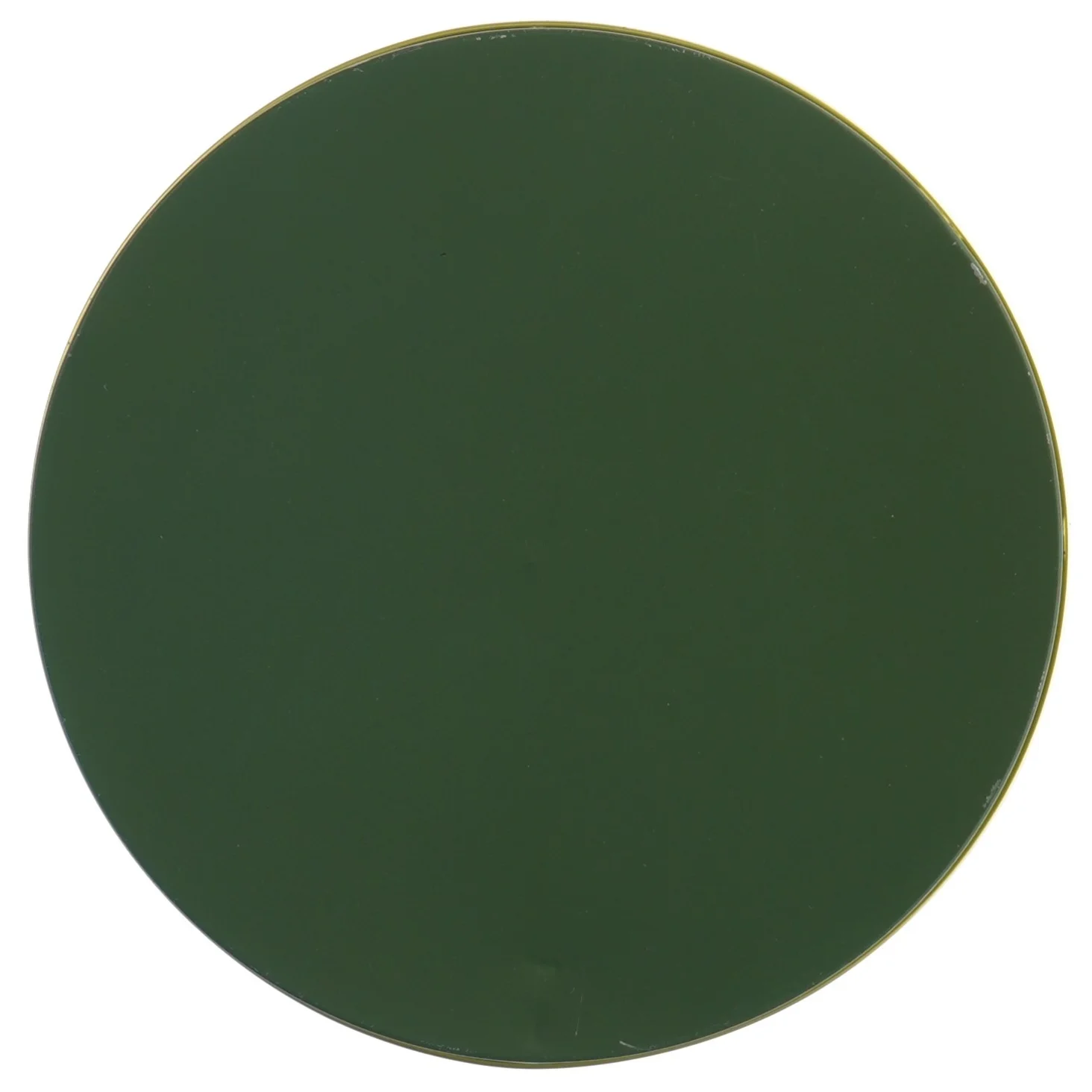 Metaldåse med jordbærmotiv (str. Ø. 17 cm. længde. 20 cm)