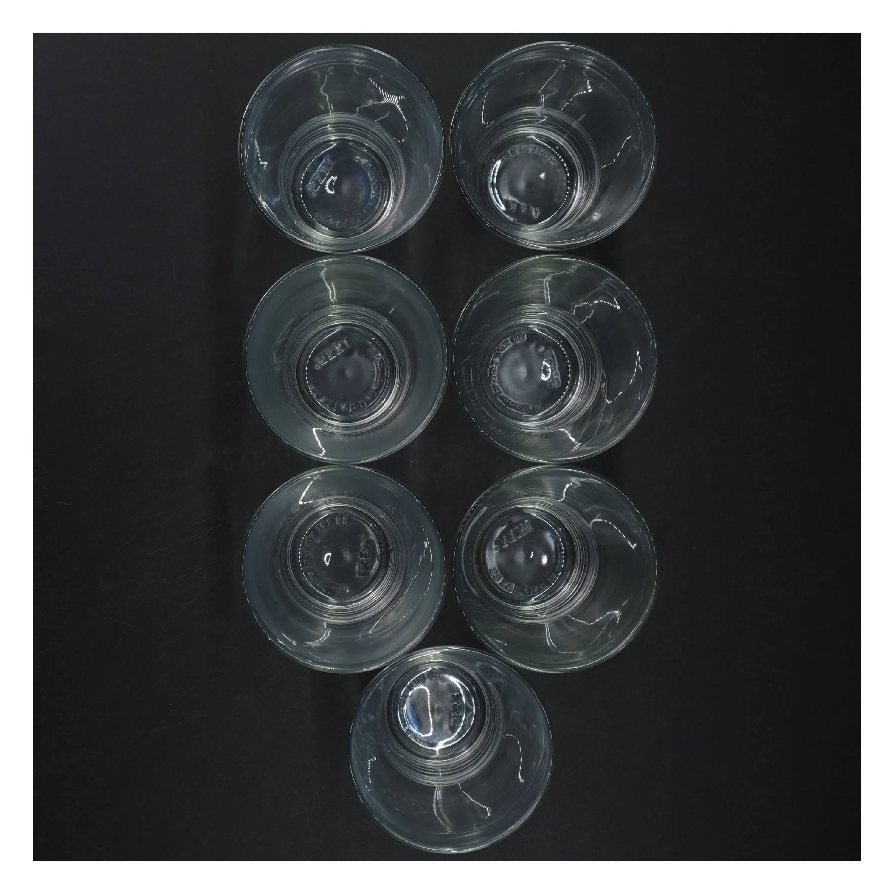 7 drikkeglas fra IKEA (str. H 12 cm, ø 8,5 cm)