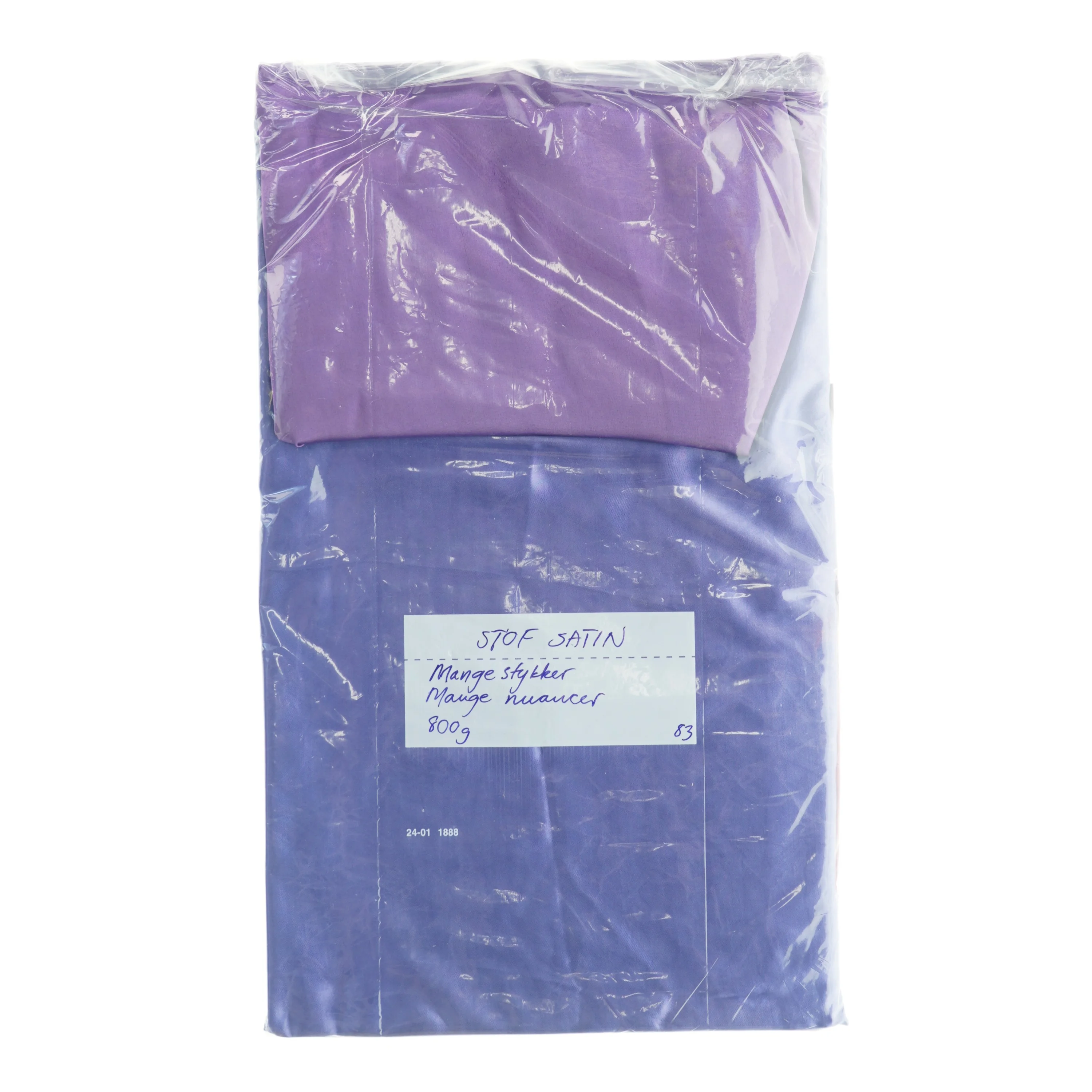 Satin, duchesse og andet blankt stof til kreative projekter (800 g)