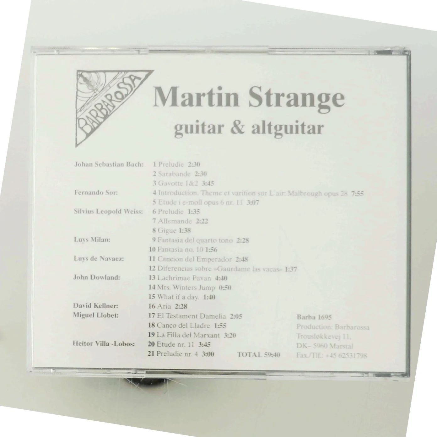 Martin Strange: guitar & altguitar (DVD)