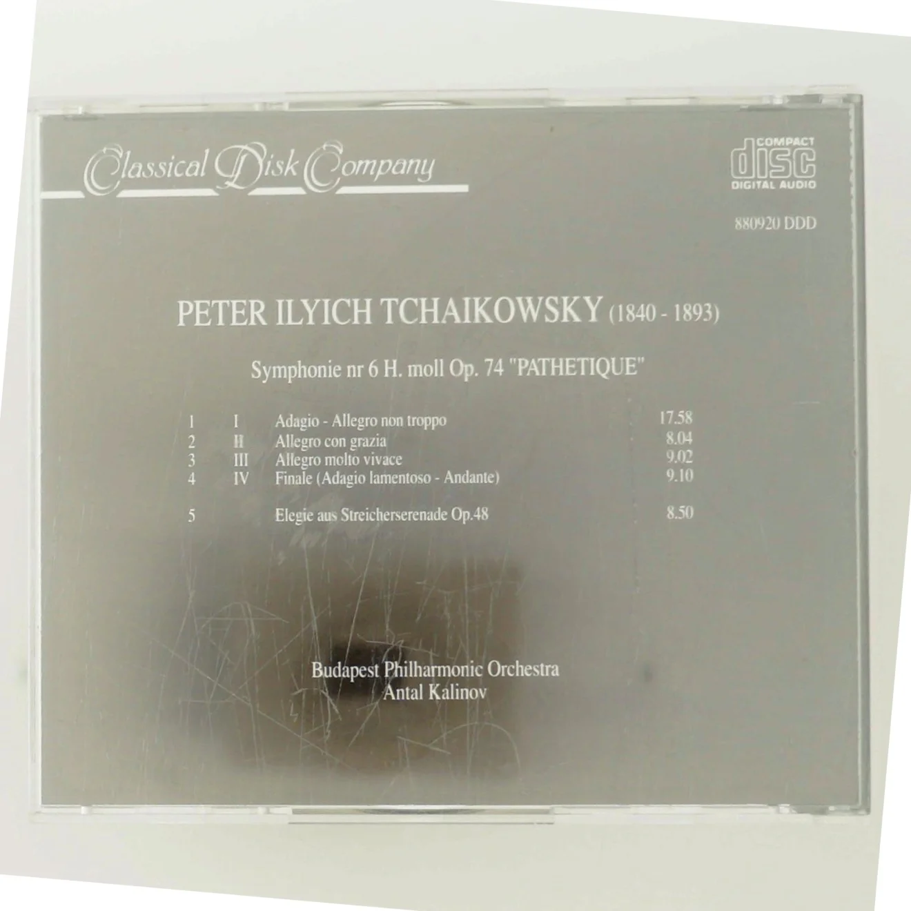 Symphonie nr. 6 H. moll Op. 74 'Pathetique' (DVD)