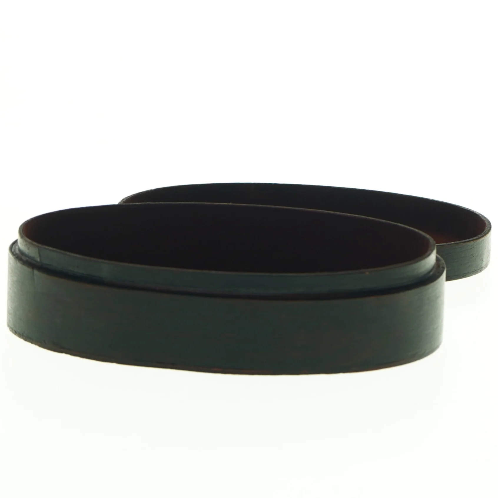 Oval trææske med blomstermotiv (str. 18 x 10 cm)