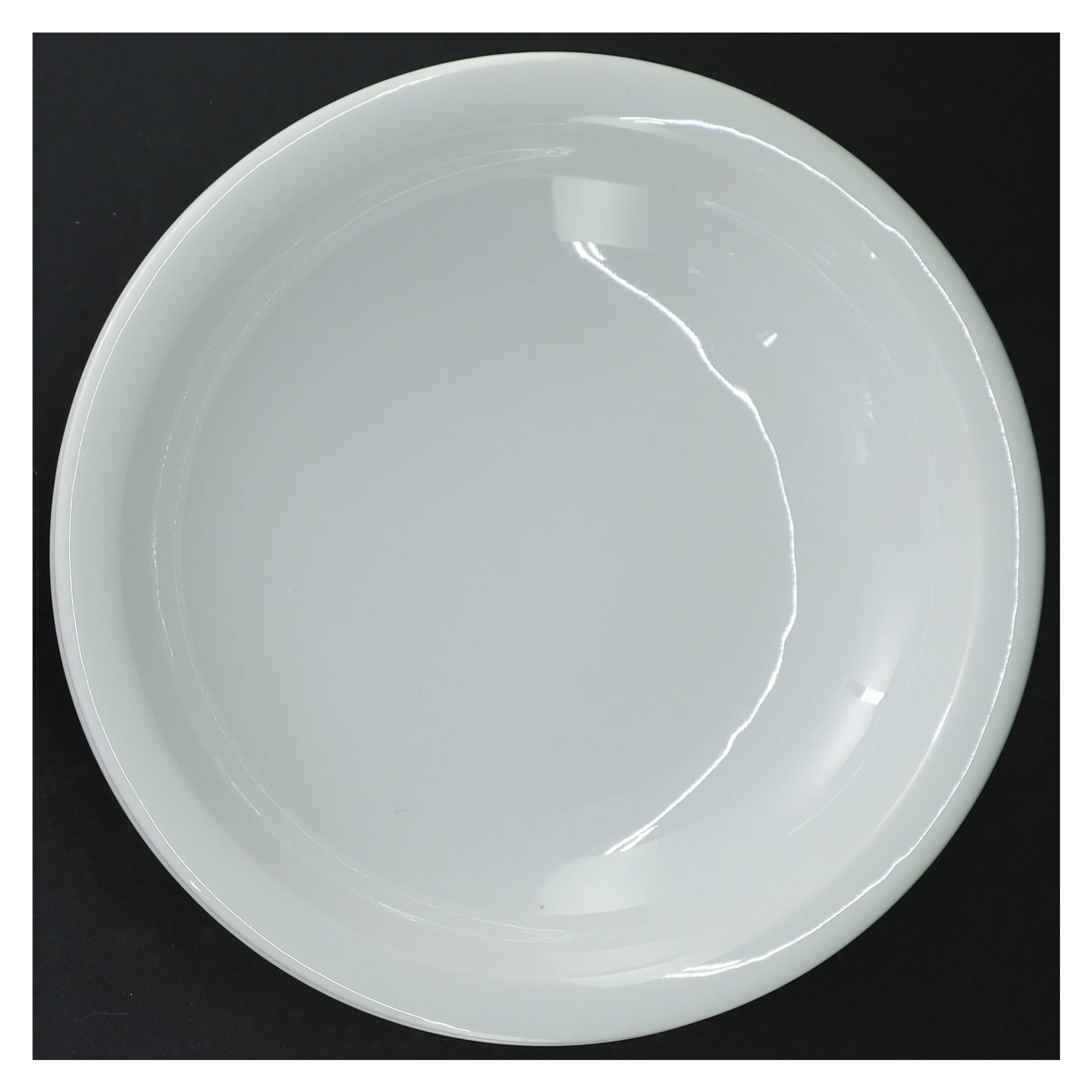 6 pastatallerkener/dybe tallerkener, hvidt porcelæn (20 cm)