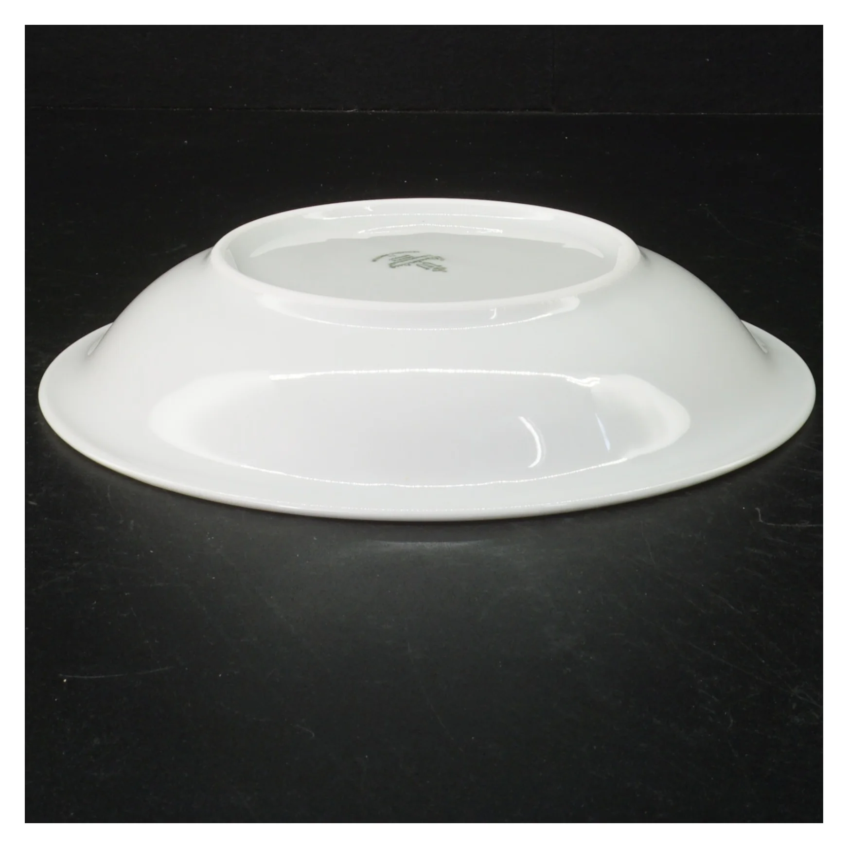 6 pastatallerkener/dybe tallerkener, hvidt porcelæn (20 cm)