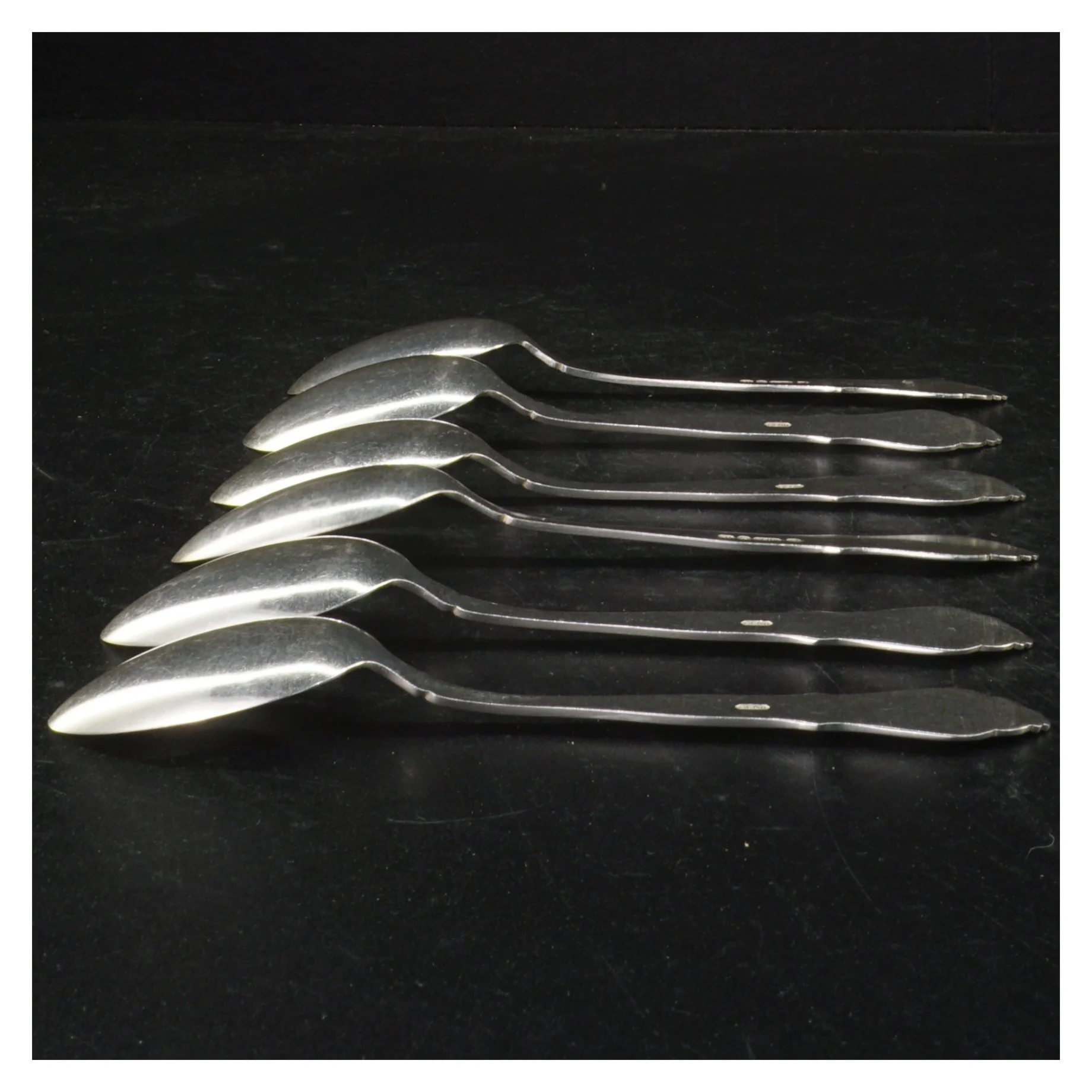 6 dessertskeer i 2-tårnet (str. 17 cm)