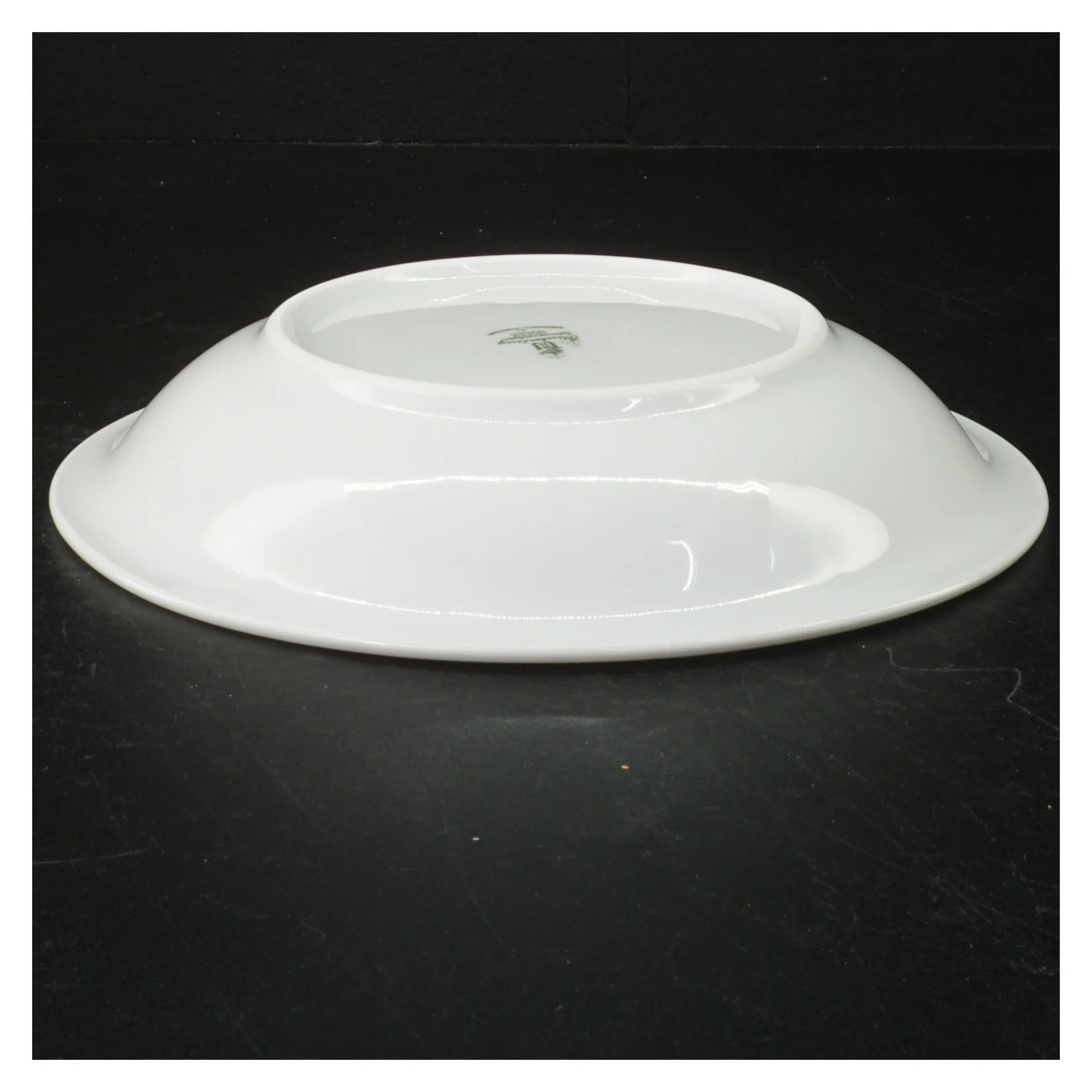 6 pastatallerkener/dybe tallerkener, hvidt porcelæn(str. 20 cm)